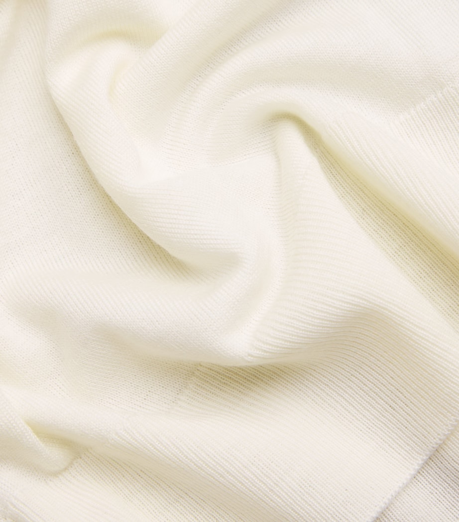 Extra Fine Merino Rollneck Richards Sweater SNOW WHITE Image 5