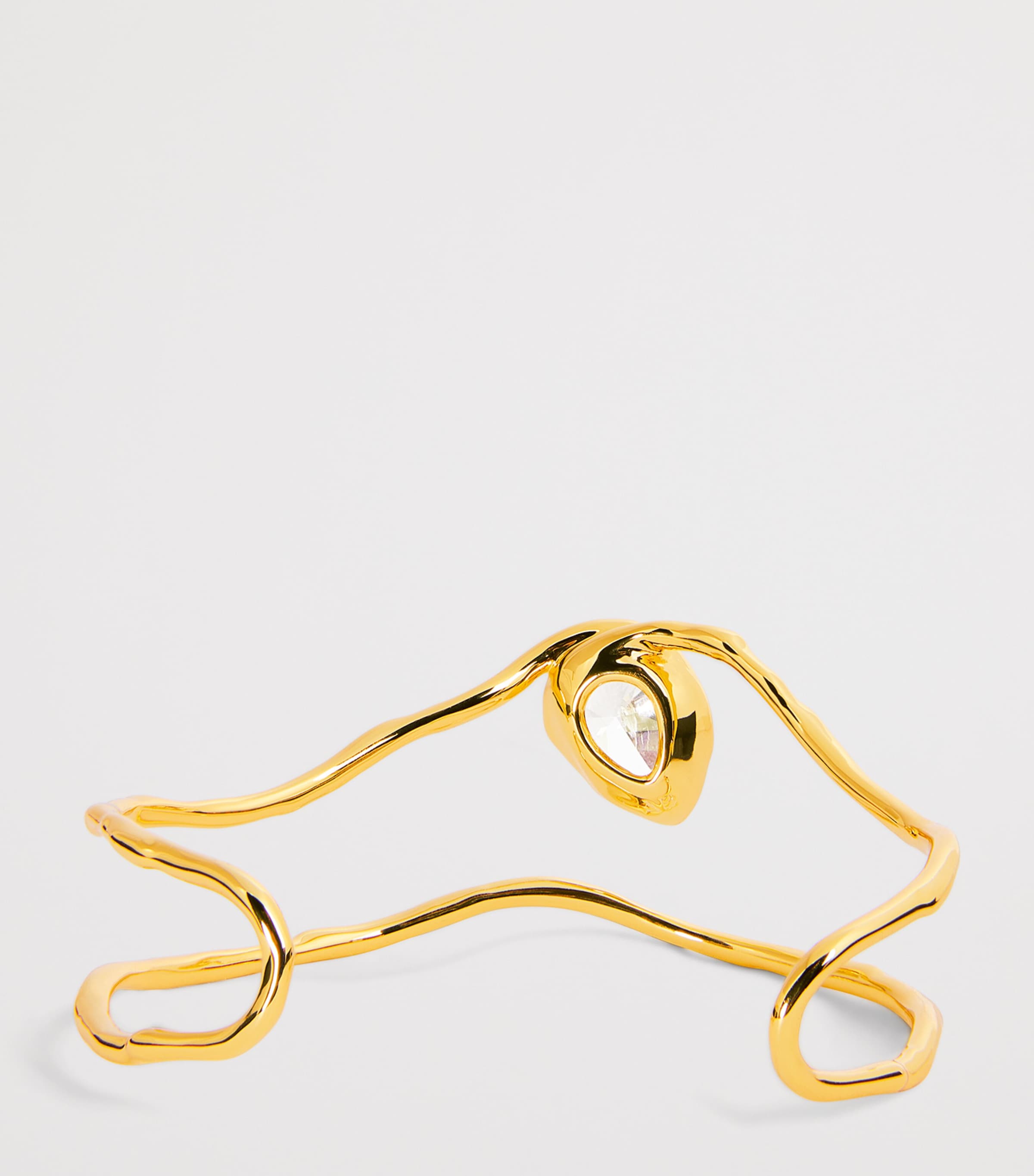 Alexis Bittar Gold-Plated Asterales Cuff Bracelet Gold Image 3