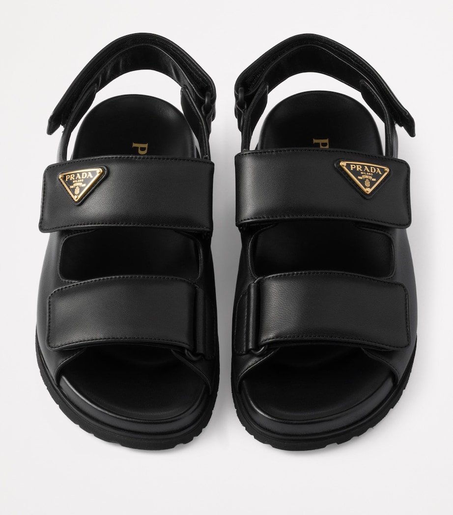 Prada Nappa Leather Slingback Sandals Image 2