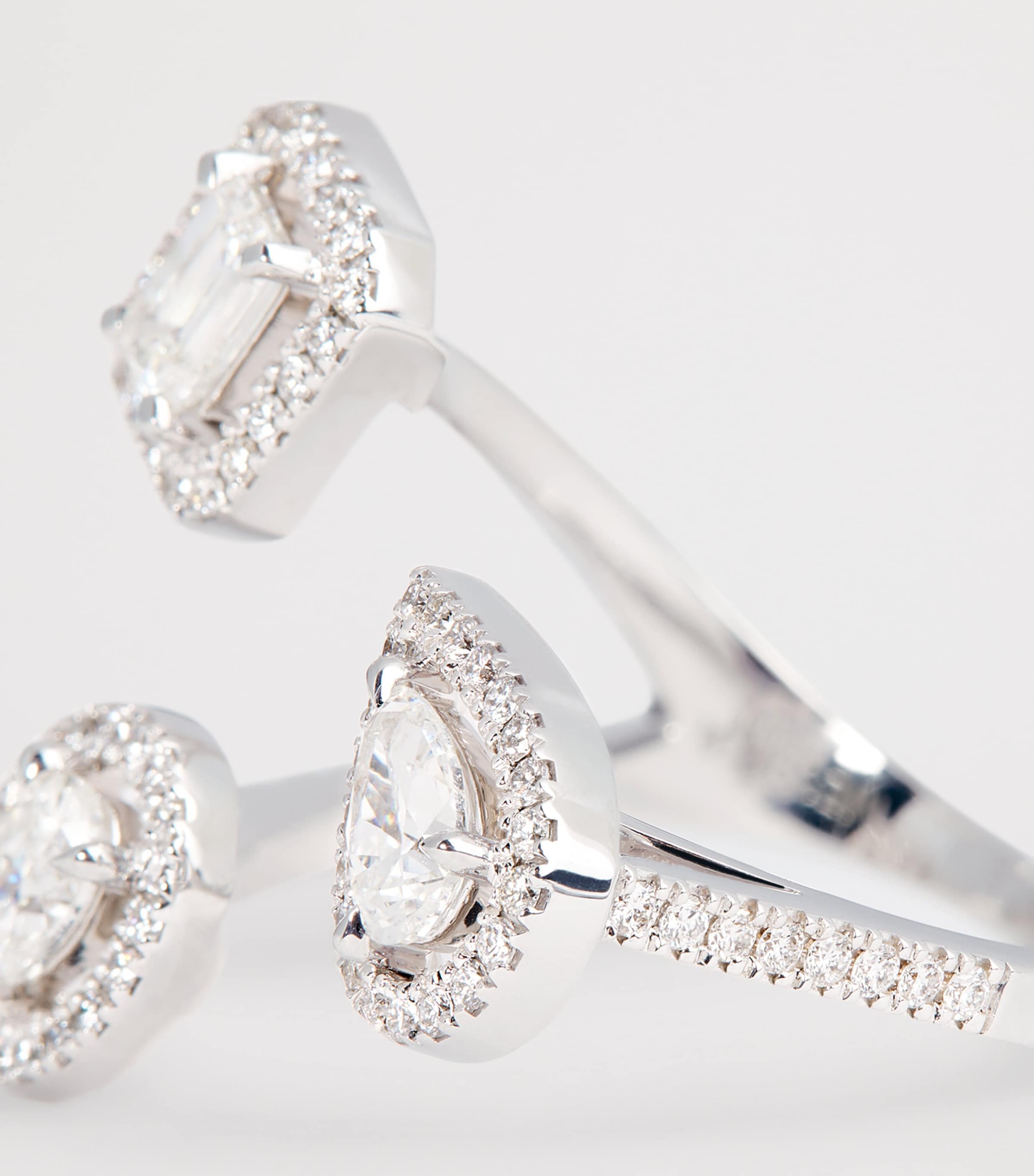 White Gold and Diamond My Twin Ring WHITE GOLD Image 6