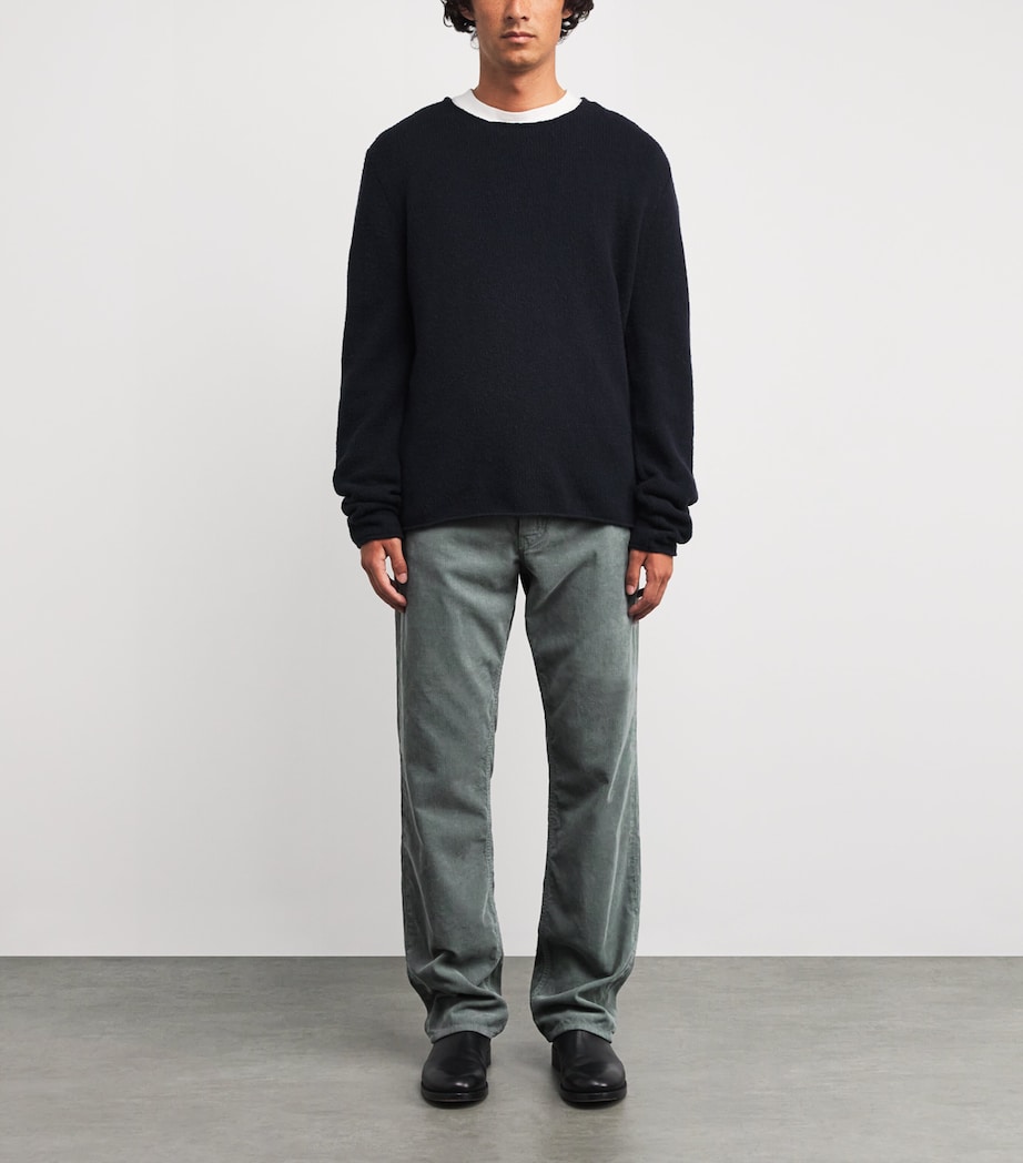 Fred Cotton Corduroy Trousers GREY Image 2