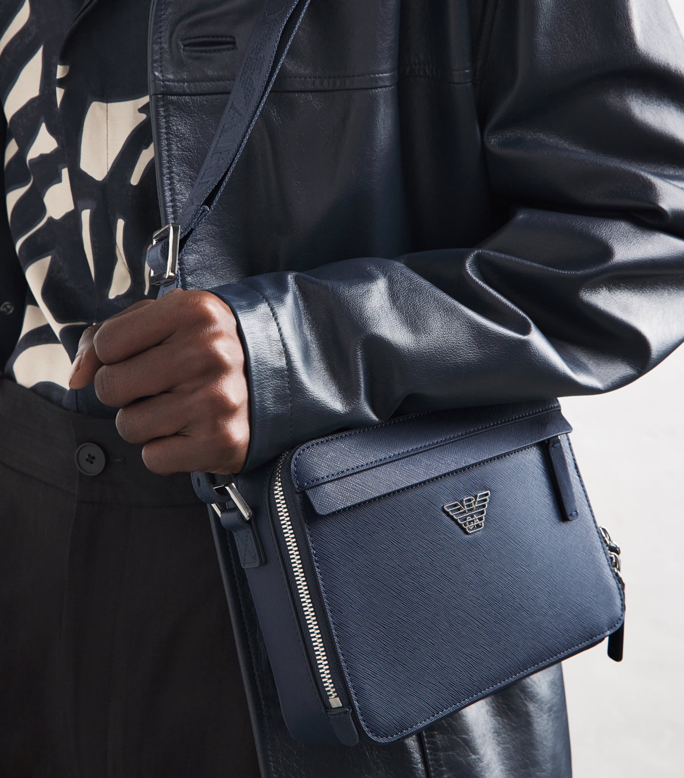 Emporio Armani Mini Eagle Camera Cross-Body Bag Image 2