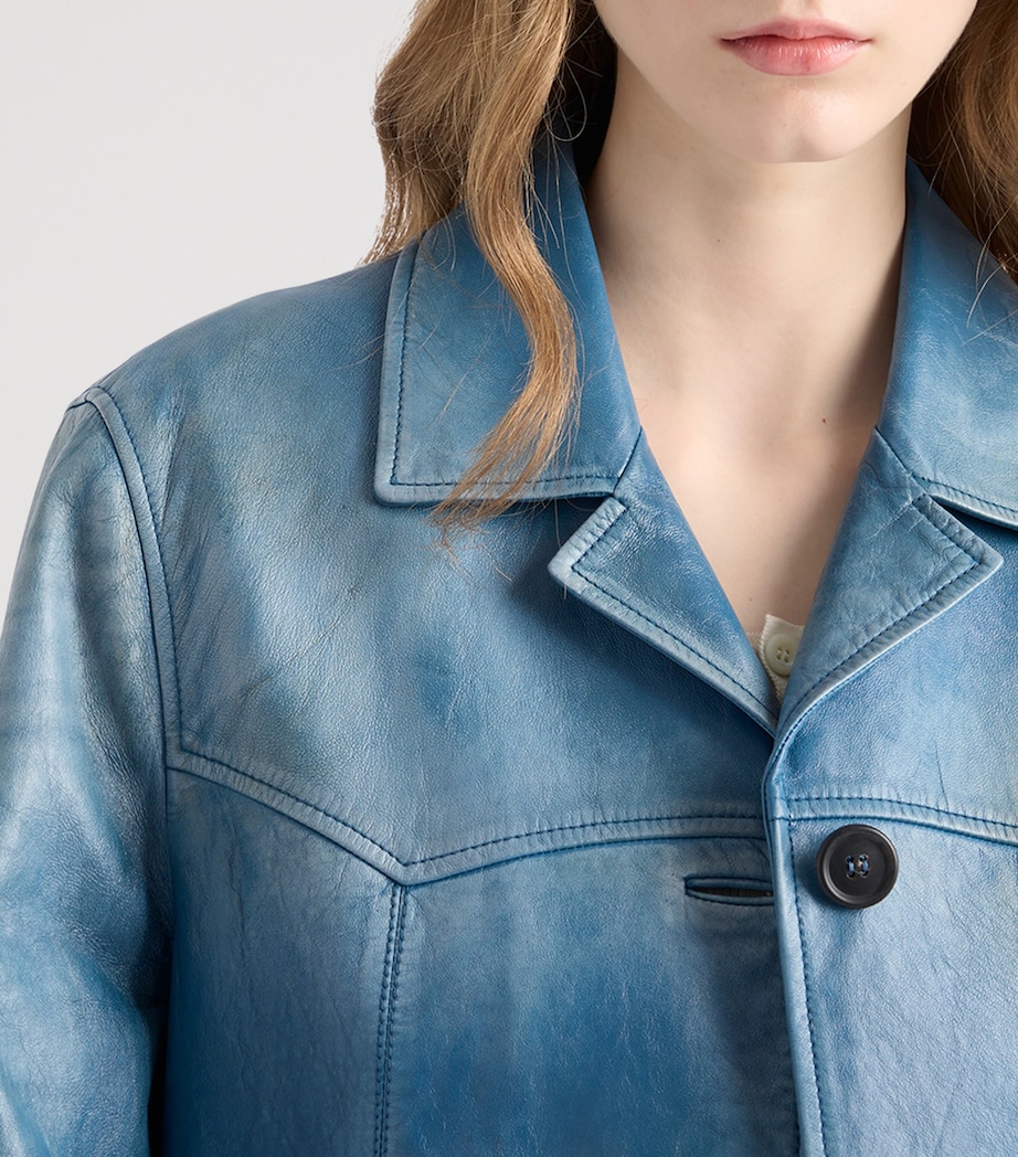 Prada Womens Nappa Leather Jacket Image 3