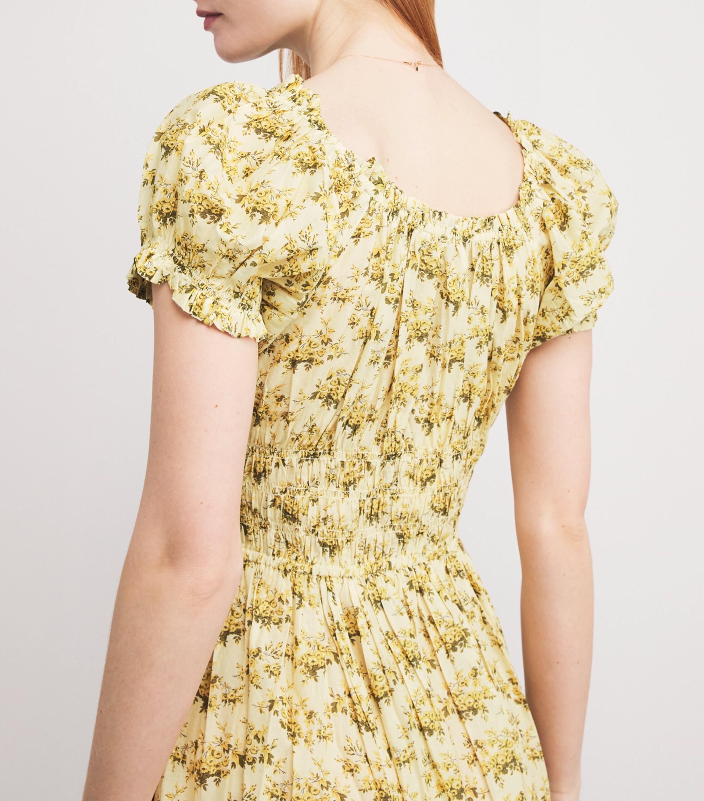 Organic Cotton Ashlynn Maxi Dress CITRON ROSIER FLORAL Image 4