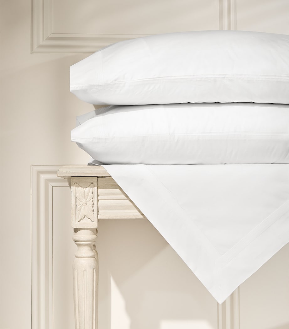 Barley King Fitted Sheet (150cm x 200cm) WHITE Image 5