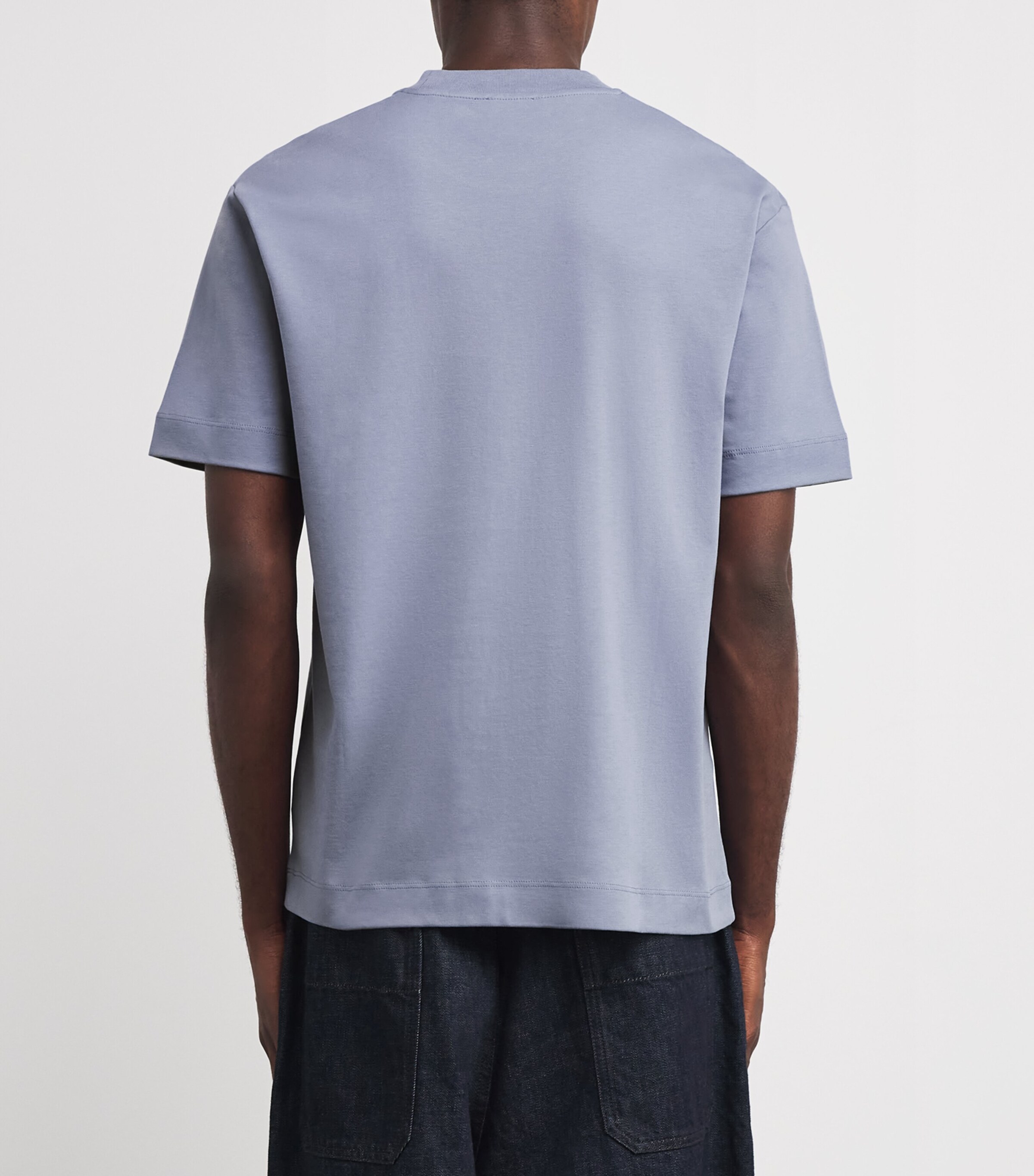 Brushed Supima Cotton T-Shirt BUWB-VINTAGE BLUE Image 4