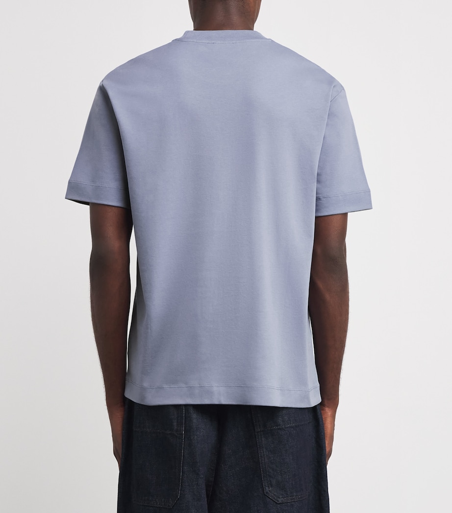 Brushed Supima Cotton T-Shirt BUWB-VINTAGE BLUE Image 4