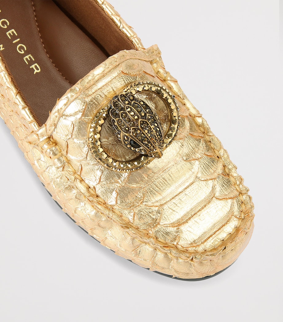 Leather Chelsea Loafers GOLD Image 3