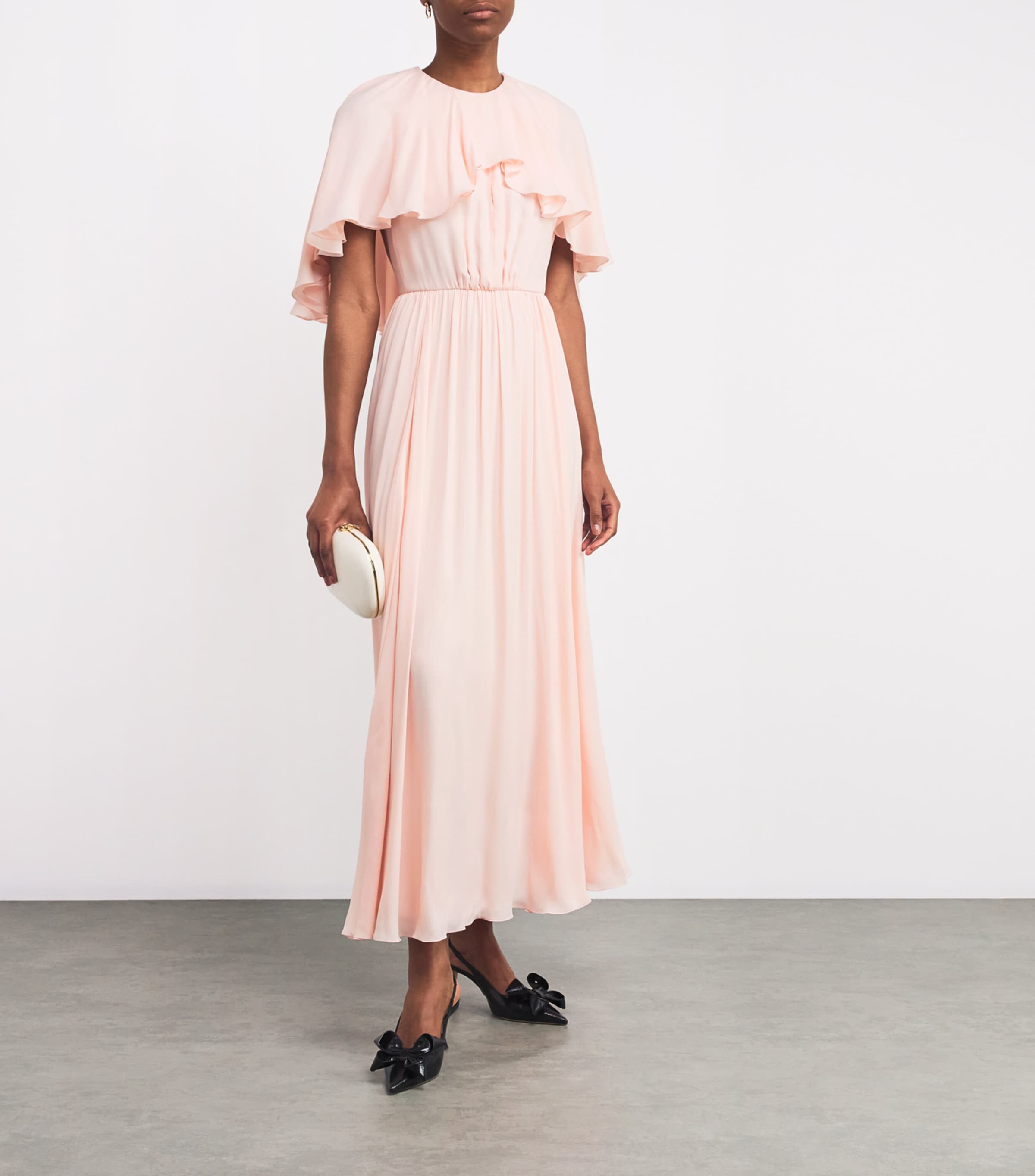 ワンピース Giambattista Valli Giambattista Valli Midi Dress Floral silk midi dress in white - Giambattista Valli | Mytheresa