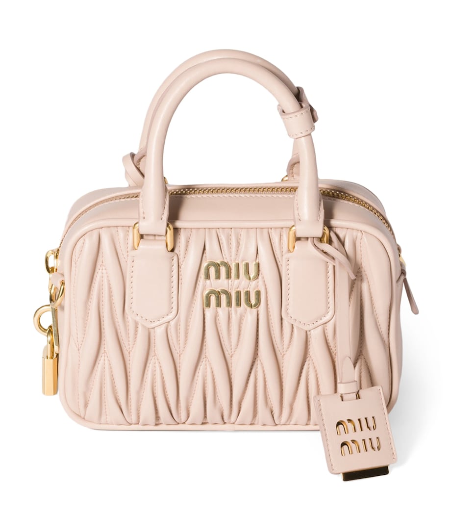 Matelassé Leather Arcadie Top-Handle Bag F0236 Image 1