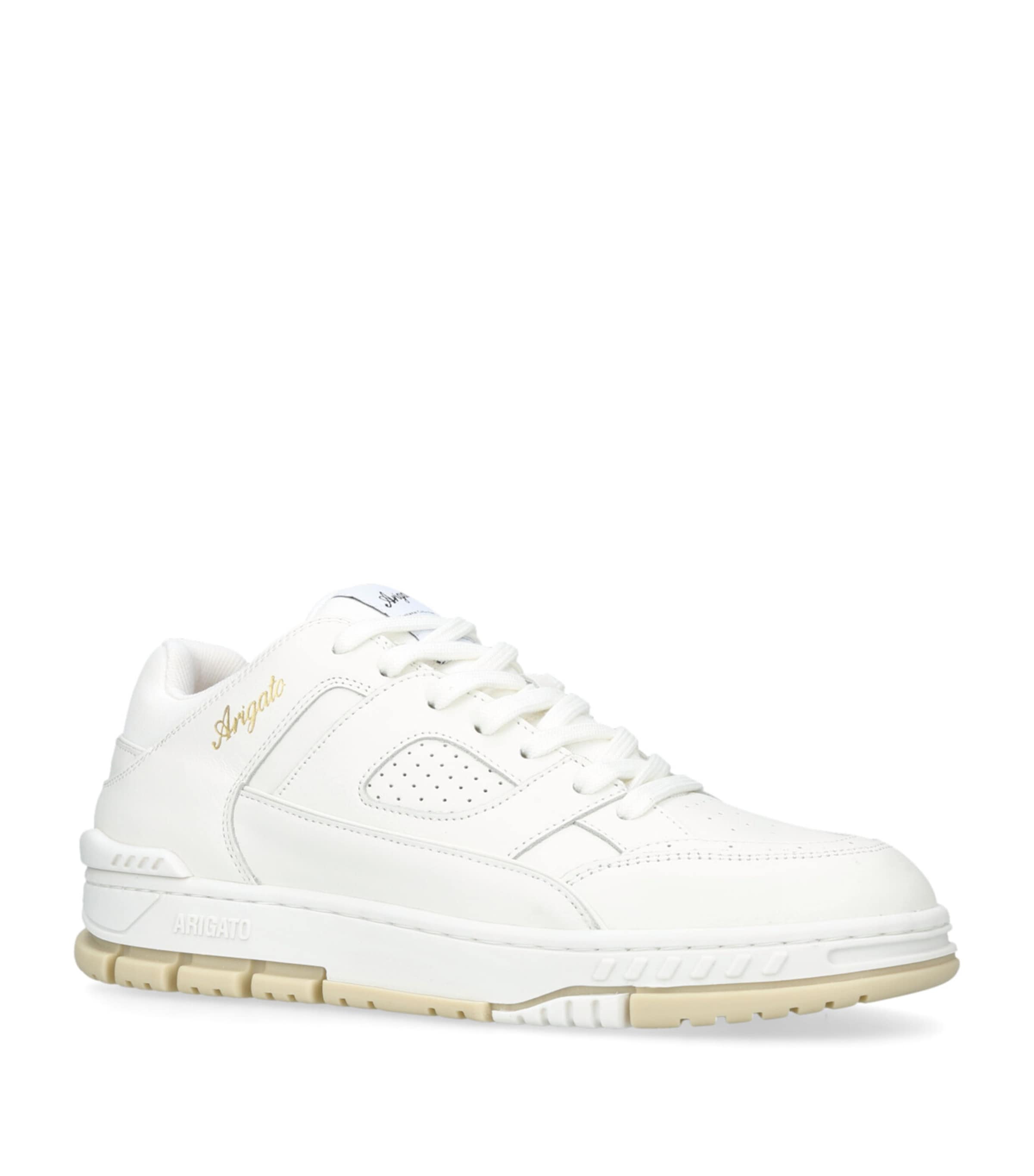 Leather Area Sneakers WHITE Image 3