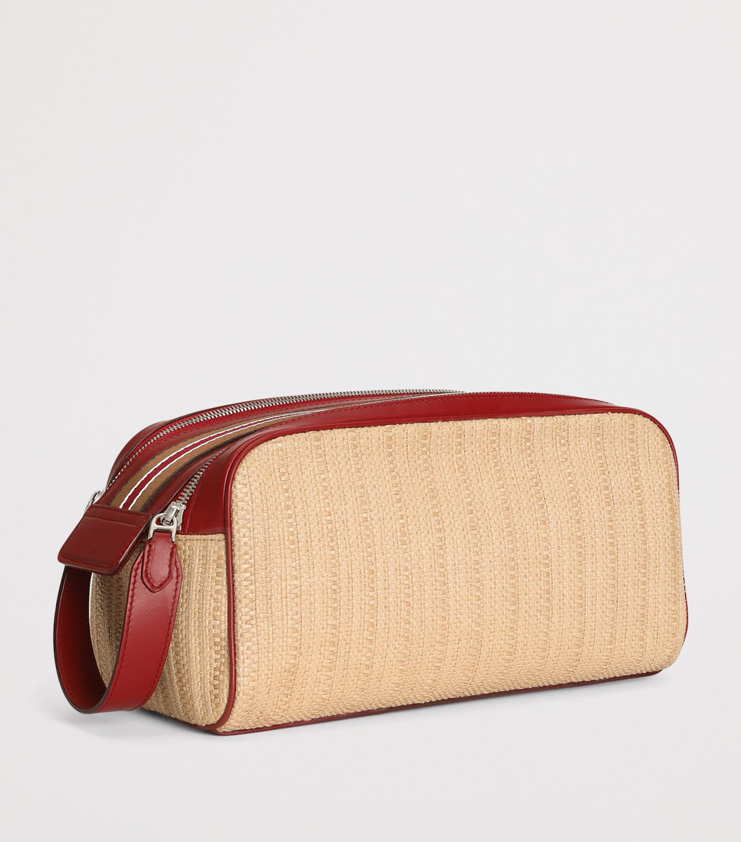 Dolce&Gabbana Raffia Essenza Wash Bag Multicolour Image 2