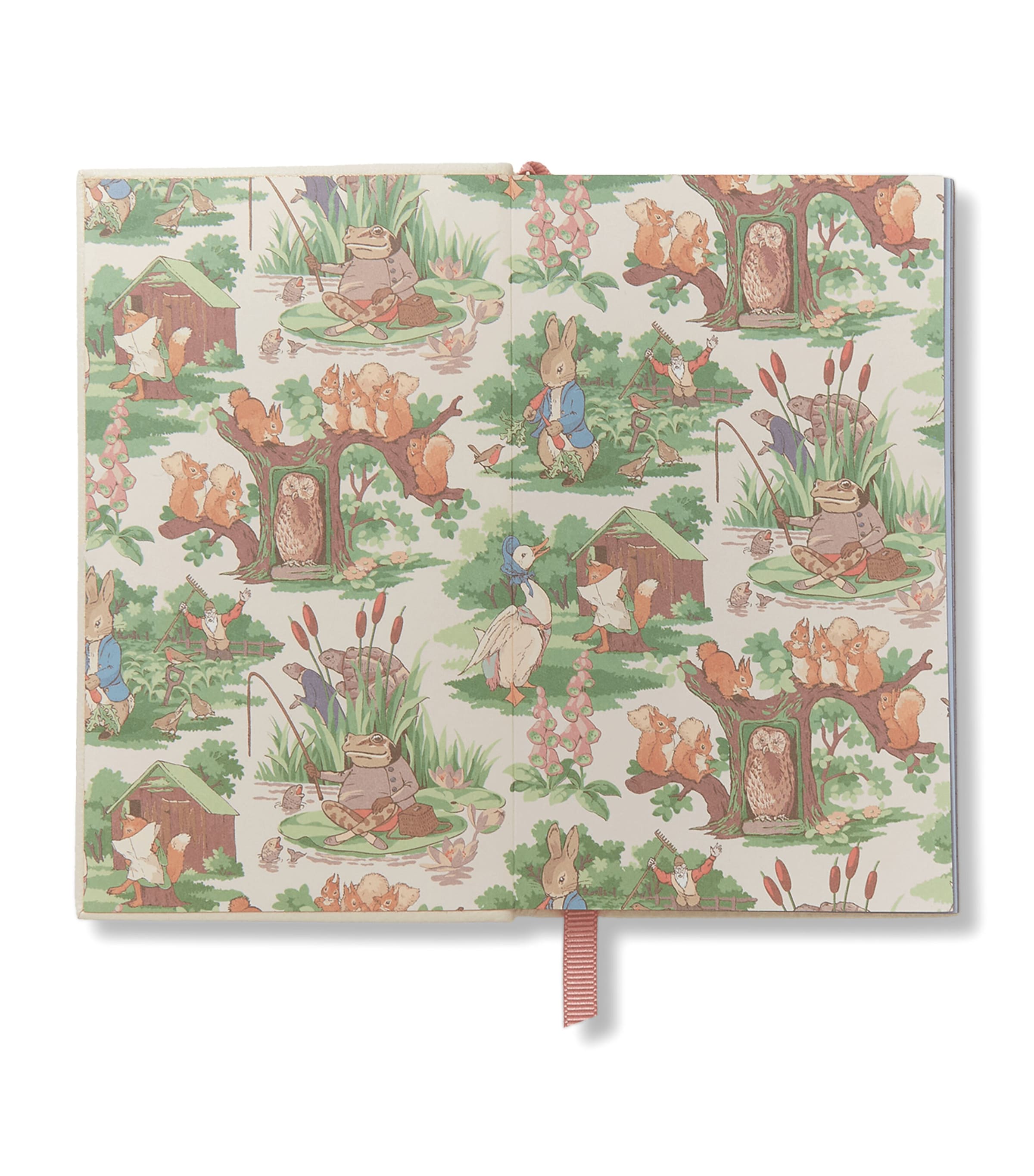 Smythson x Peter Rabbit Panama Leather Notebook Chalk Image 2