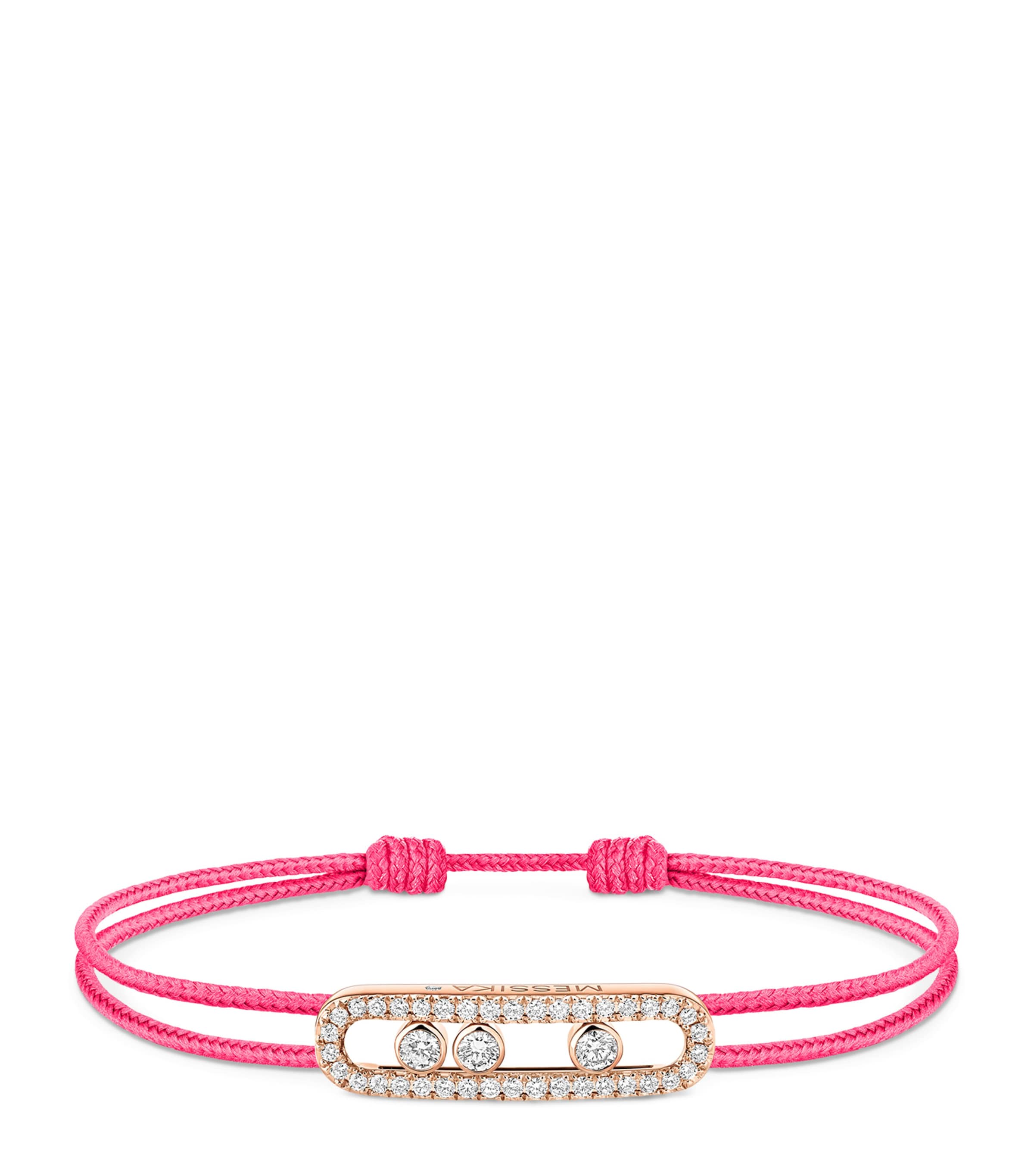 Messika Messika Care(s) Pink Gold and Diamond Pavé Bracelet (0.26ct) Pink Gold Image 1