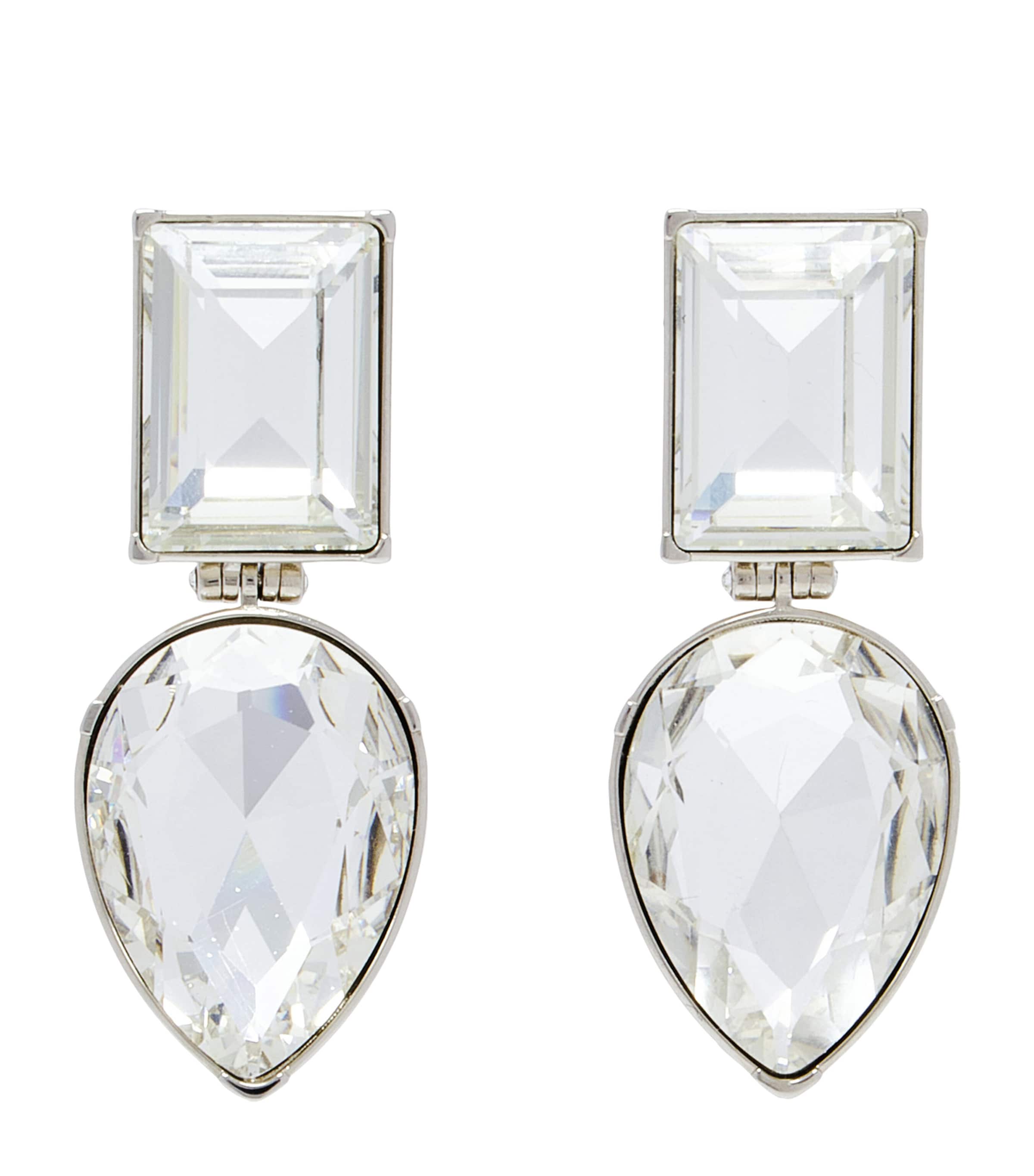 McQueen Embellished Drop Earrings | Fashion Jewellery | Earrings | Men Accessories | Jewellery | Designers | McQueen