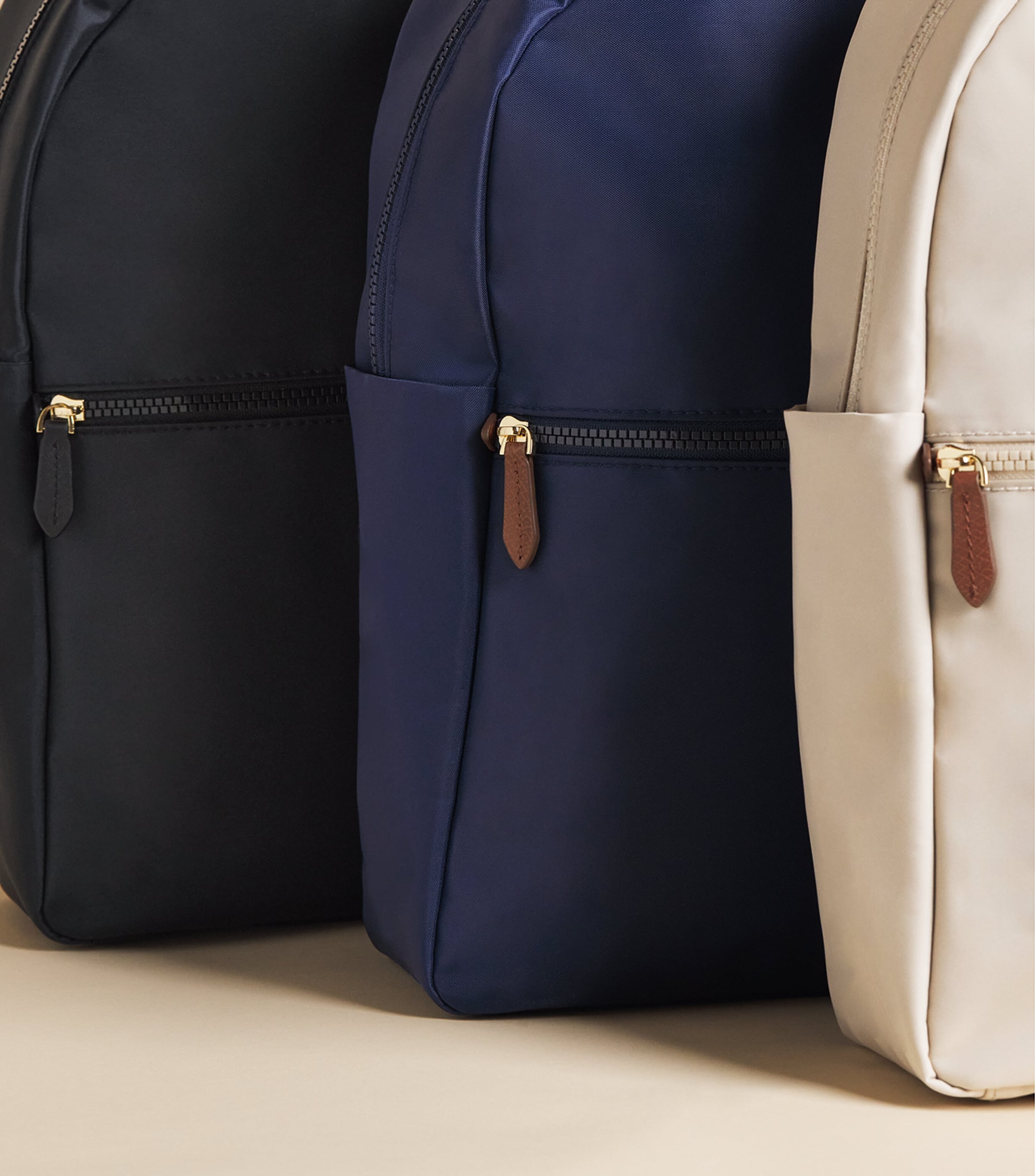 Harrods Nylon Backpack Neutral Image 4