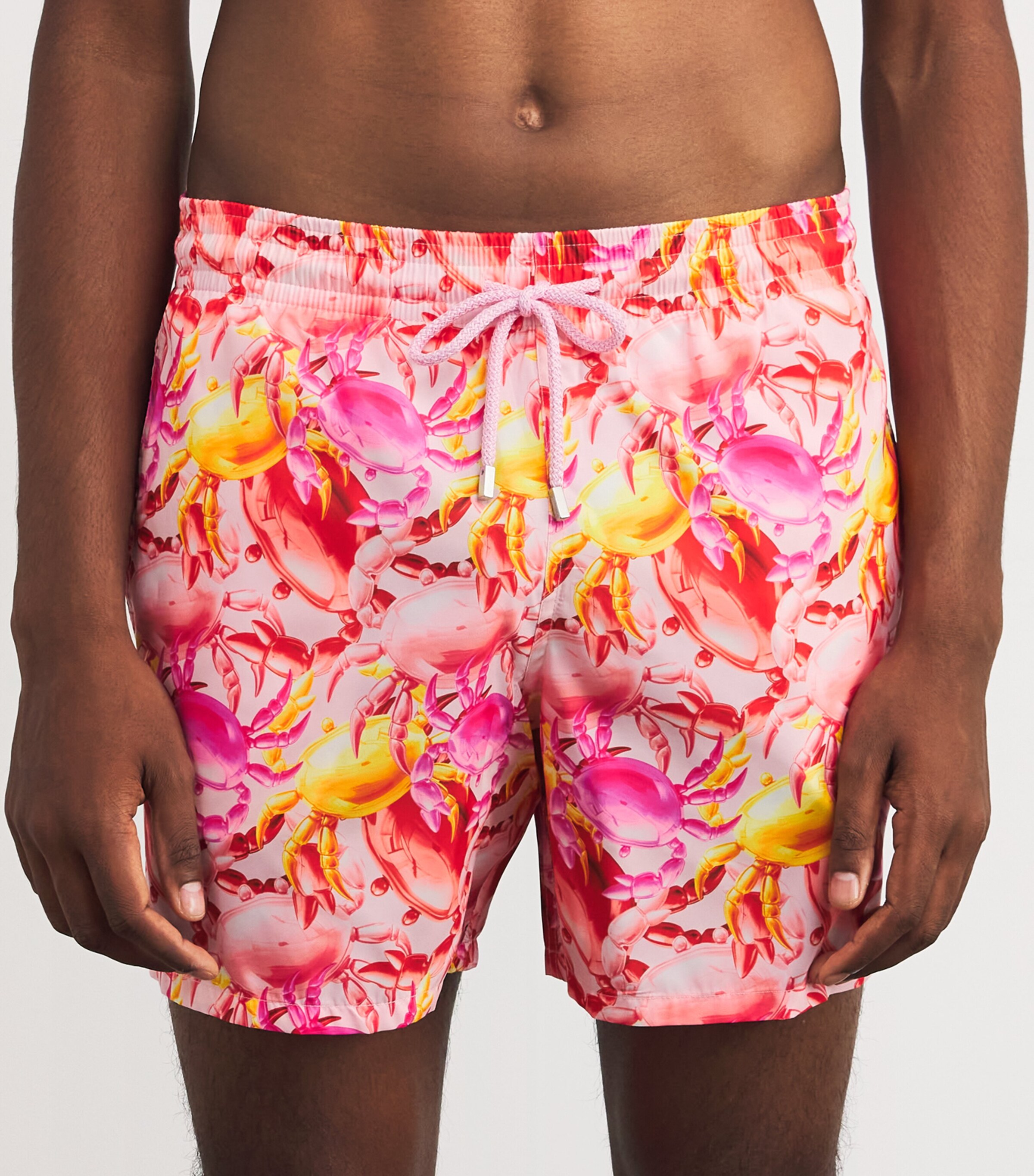 Crab Print Mahina Swim Shorts 159-PEONY Image 3