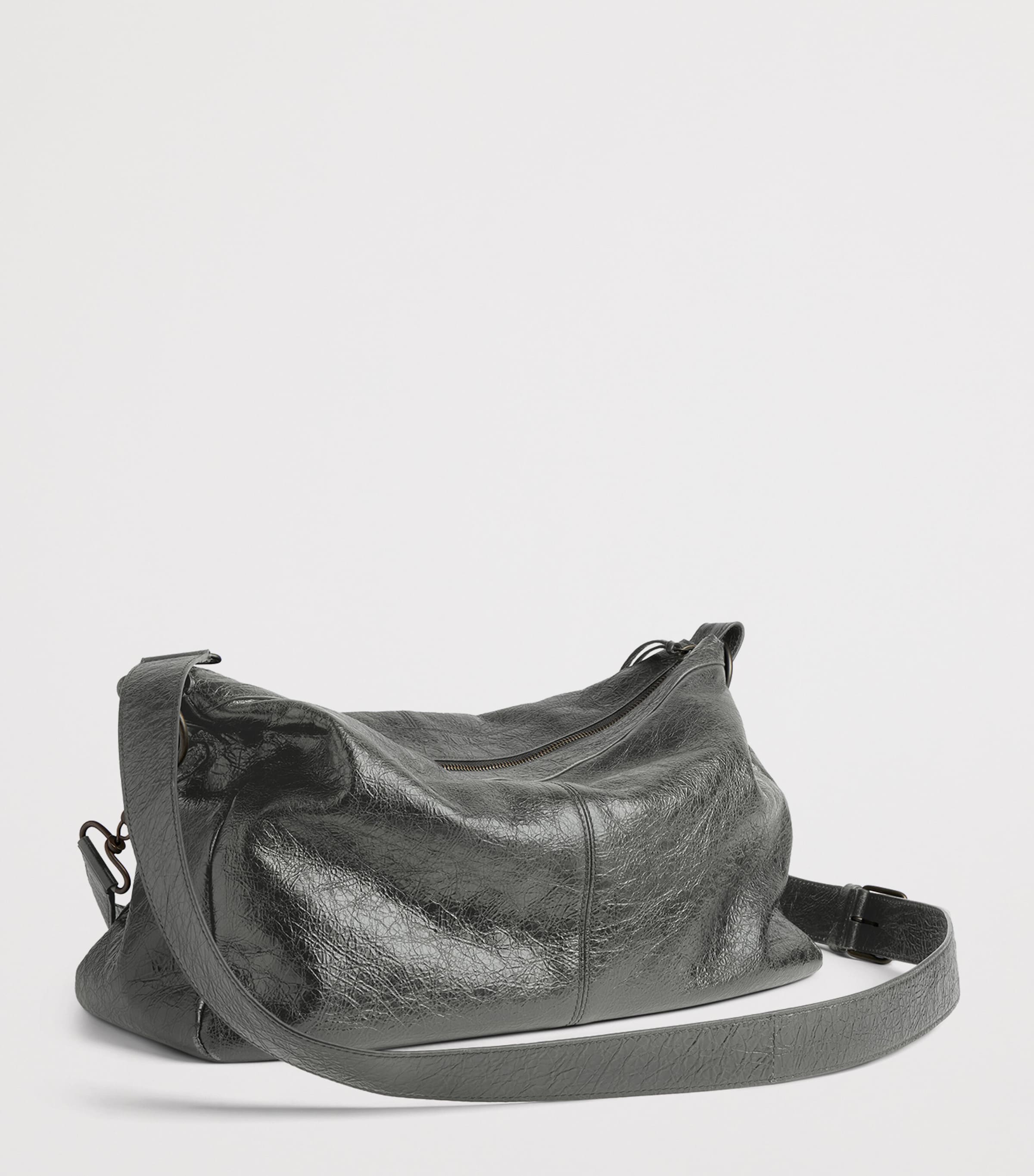 Balenciaga Medium Lambskin Le City Moto Shoulder Bag Image 3