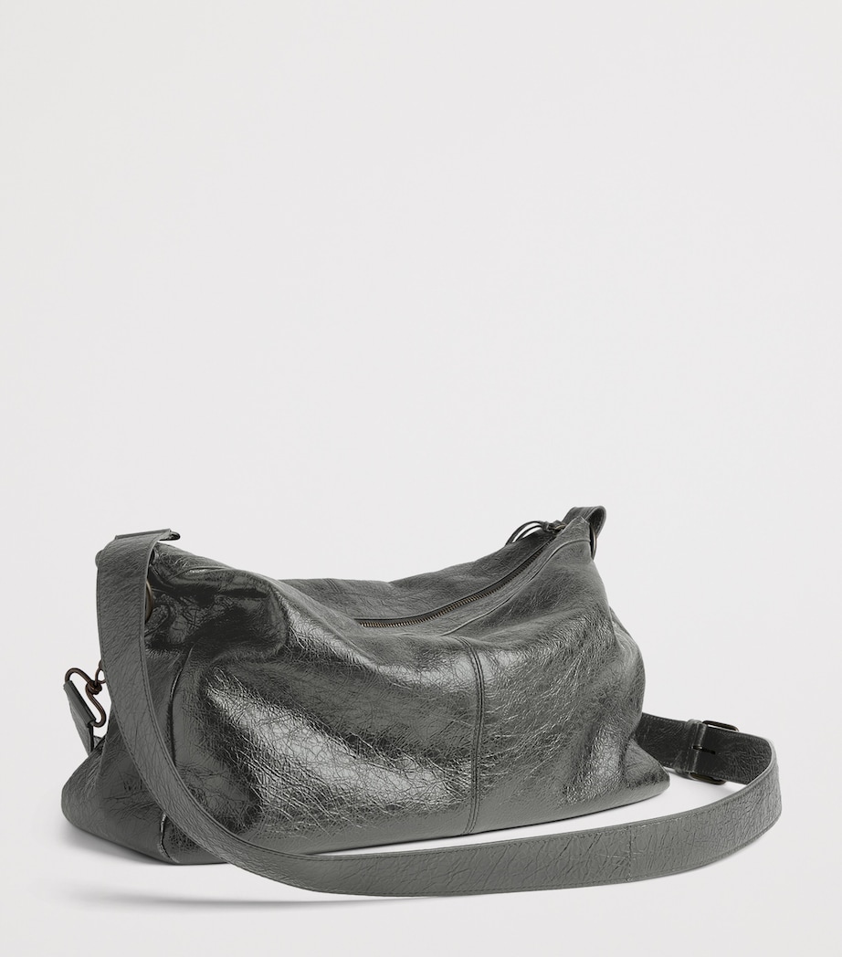Balenciaga Medium Lambskin Le City Moto Shoulder Bag Image 3
