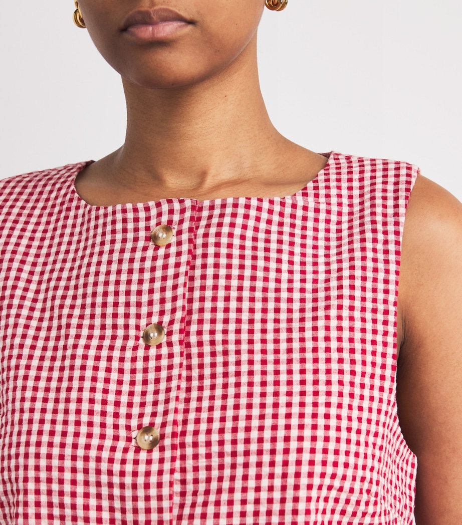 Gingham Rio Top RED GINGHAM Image 6