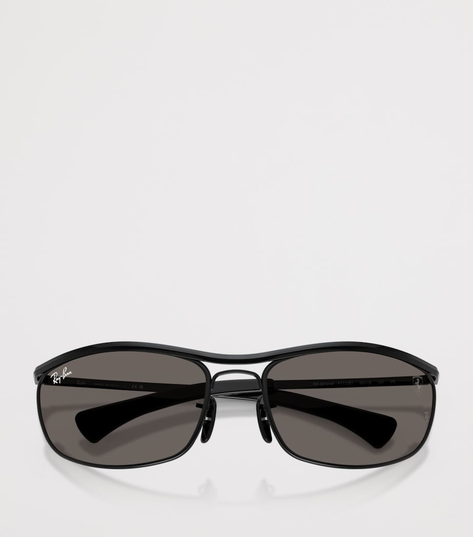 Ray-Ban Scuderia Ferrari Collection Oval Sunglasses Black Image 5