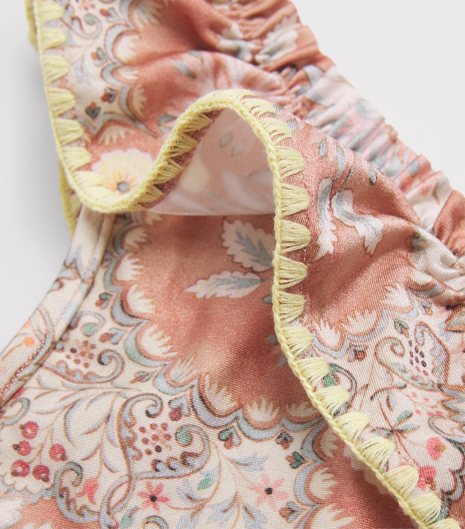 Floral One-Shoulder Daylight Swimsuit (1-12 Years) RUST FLORAL Image 3