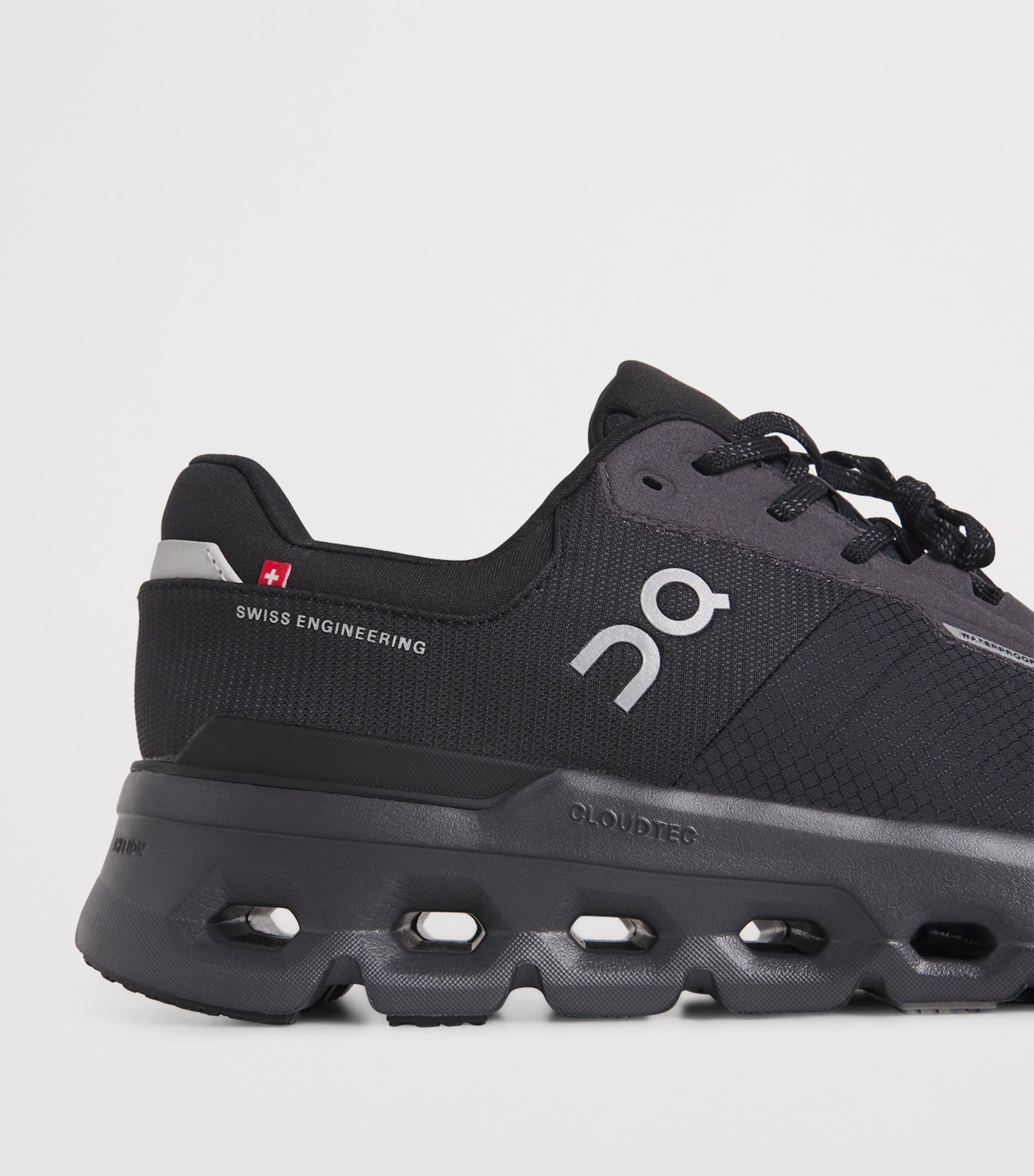 Waterproof Cloudrunner 2 Trainers MAGNET BLACK Image 7