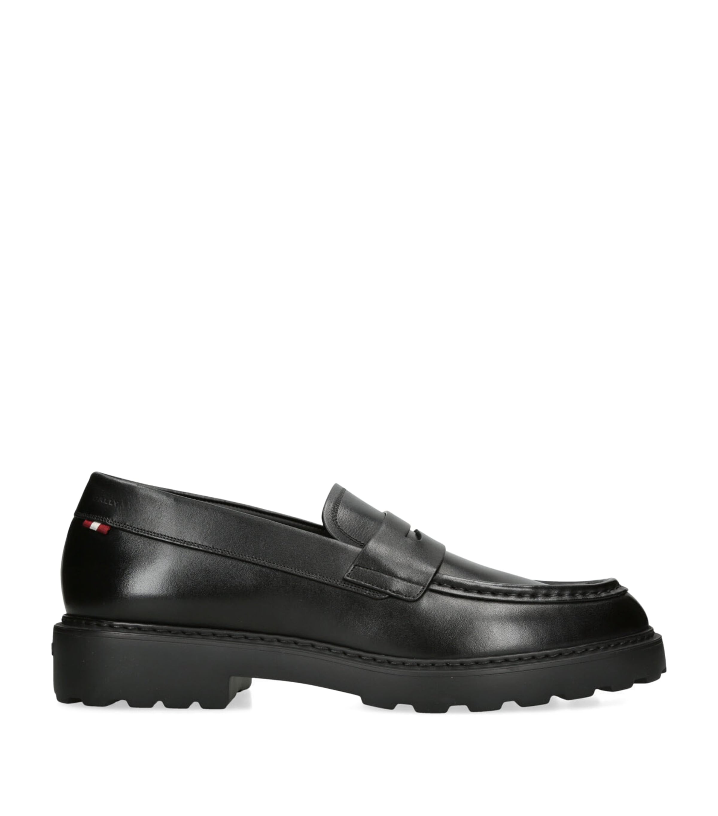 Bally Leather Gyles Loafers In Black