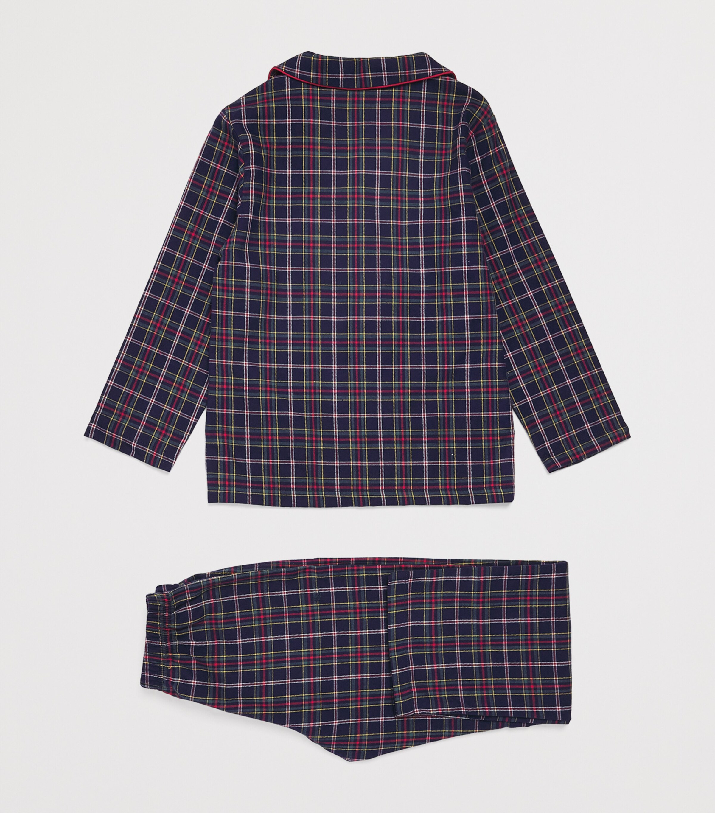 Cotton Tartan Pyjama Set (3-14 Years) 2 V.UNICA Image 2