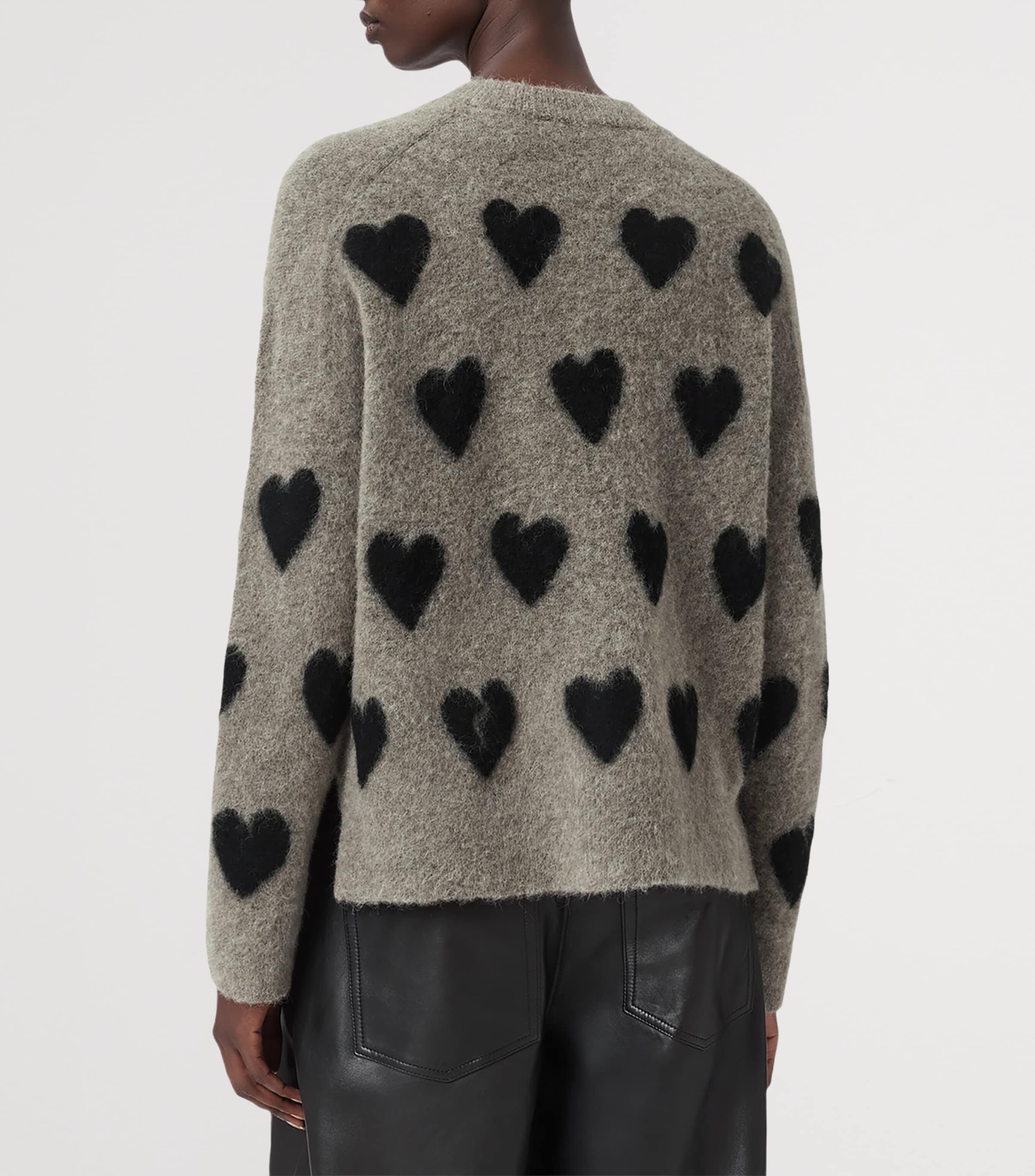 Wool-Blend Amora Sweater WALNUT BROWN/BLACK Image 5