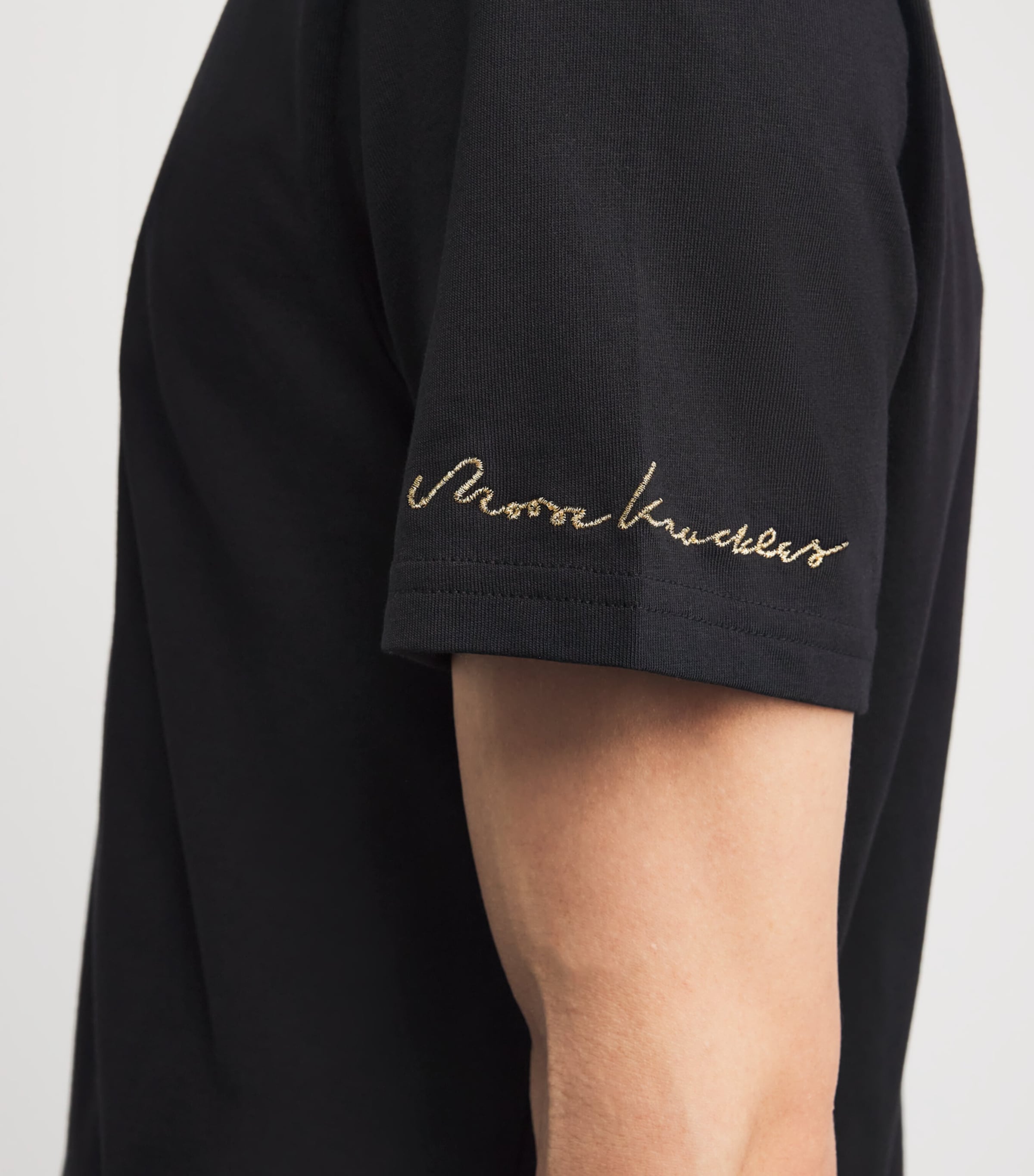 Cotton Logo Augustine T-Shirt BLACK - 292 Image 6