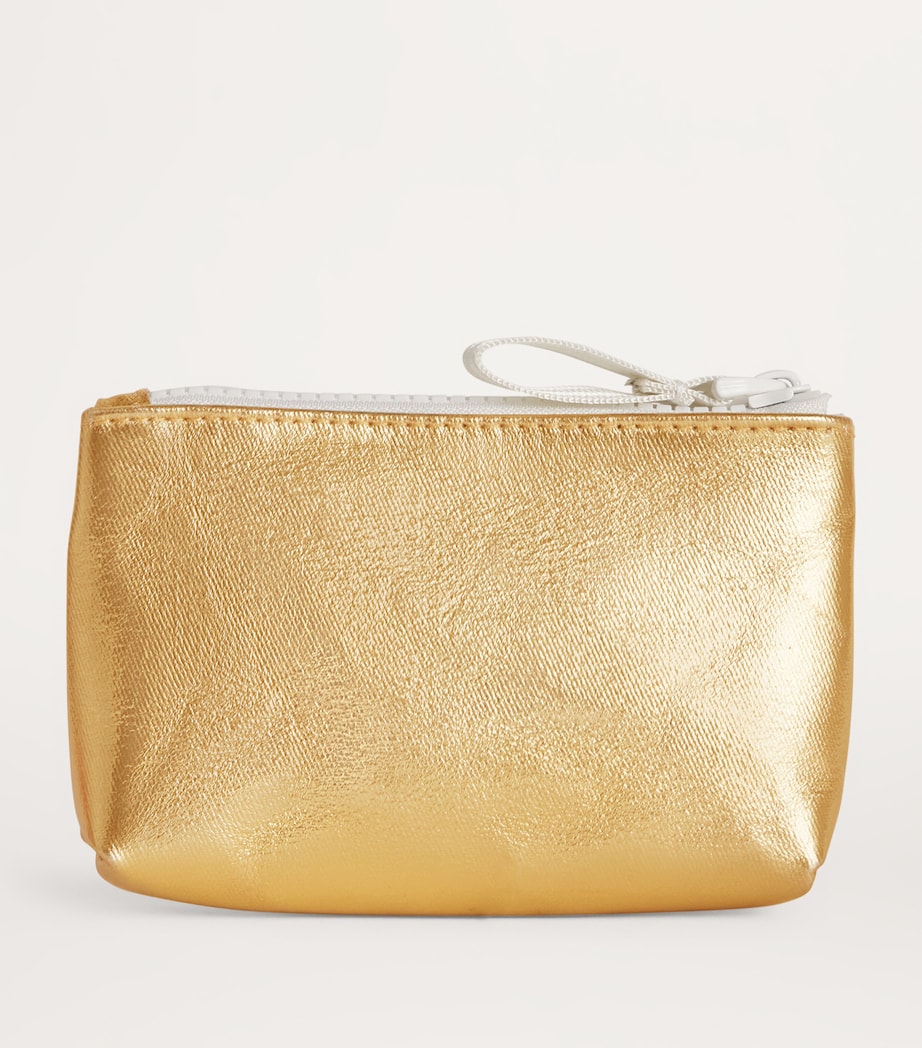 Harrods Cotton Logo Coin Purse Yellow Image 2