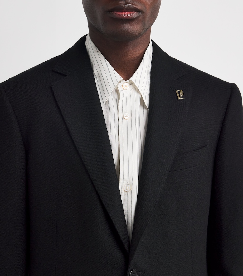 Cashmere Vicenza Blazer 20 BLACK Image 6