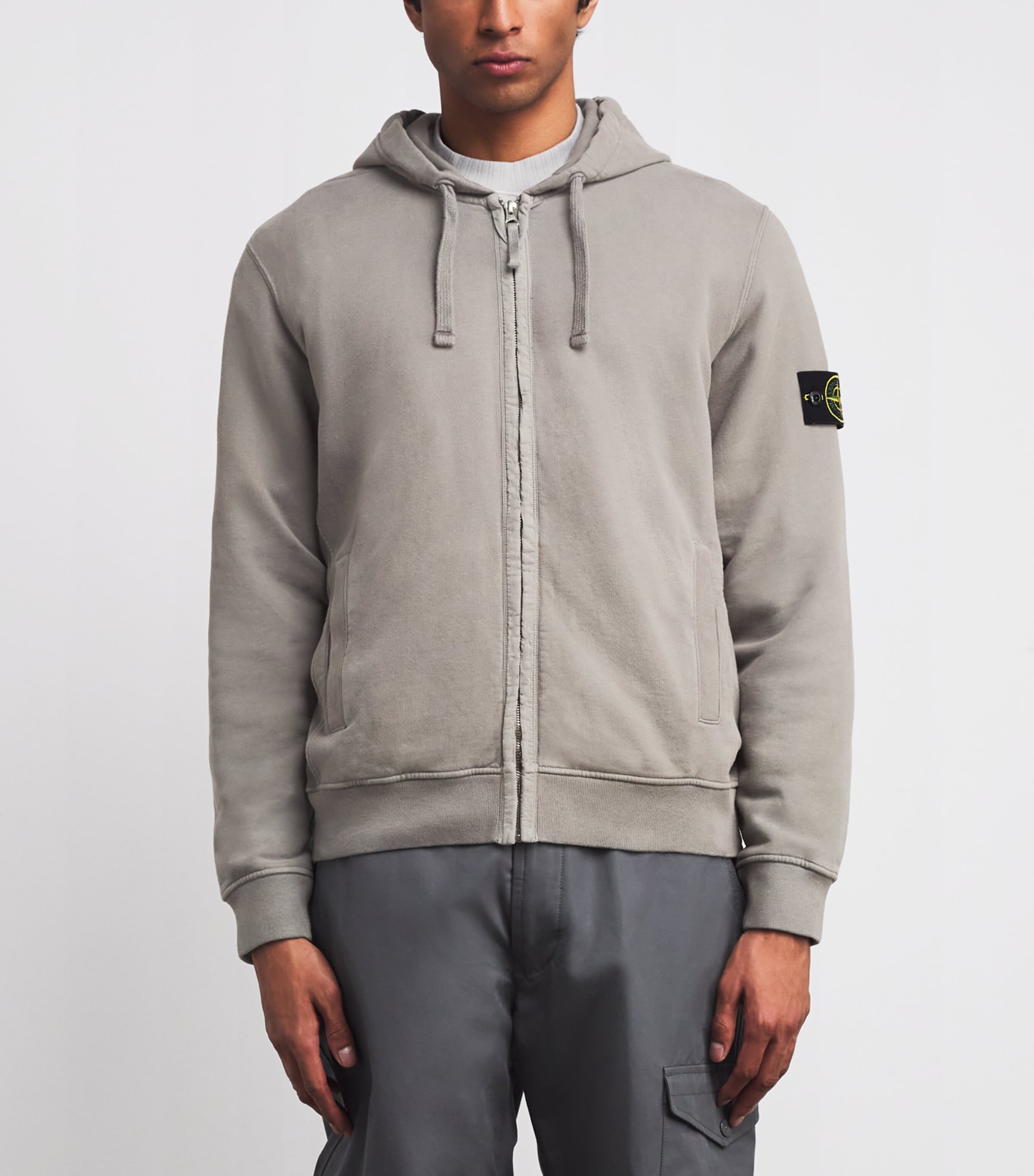 Organic Cotton Fleece Zip-Up Hoodie V006B Image 3