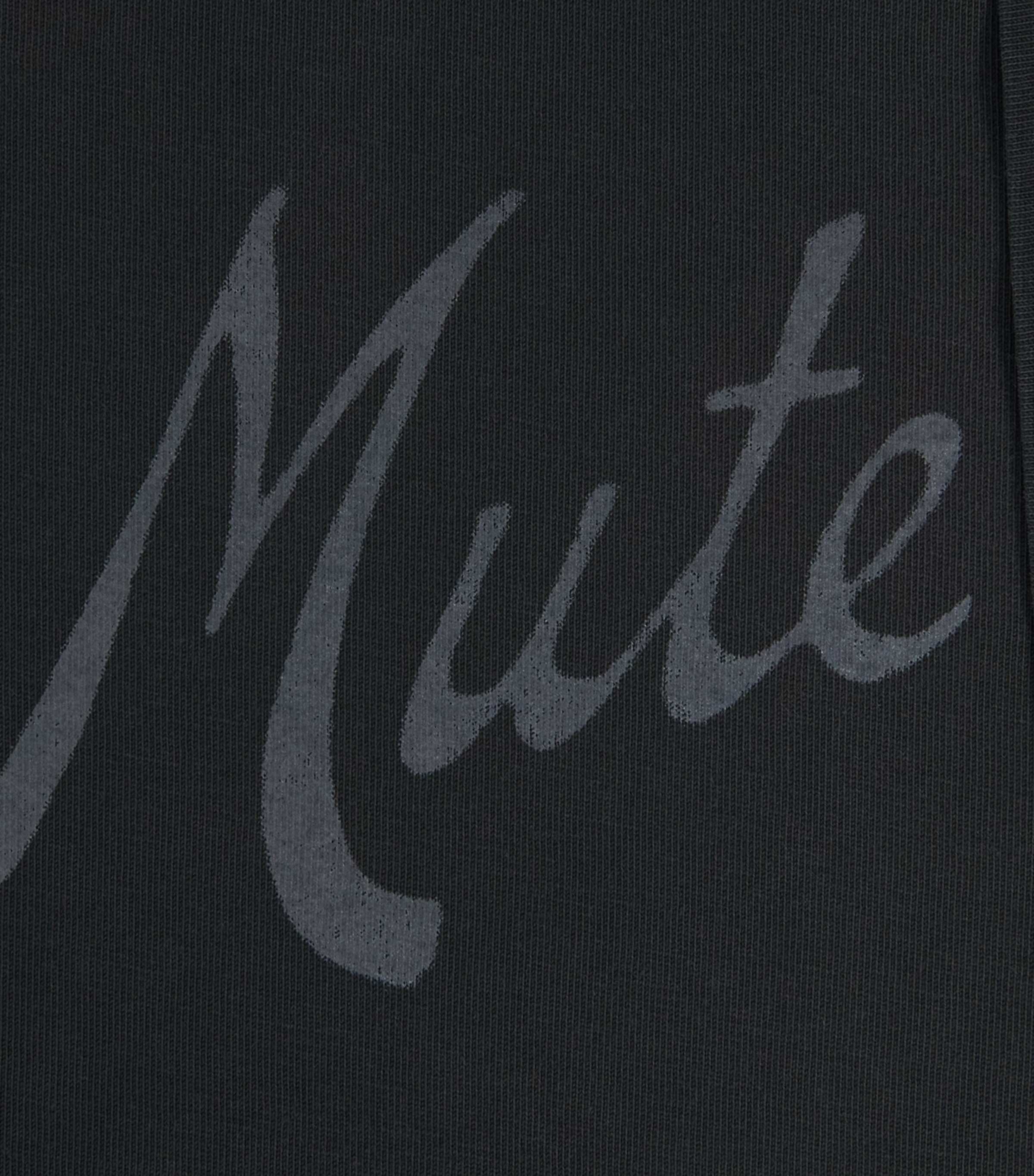 Song For The Mute Mens Cotton Logo T-Shirt Overdye Smoke Image 6