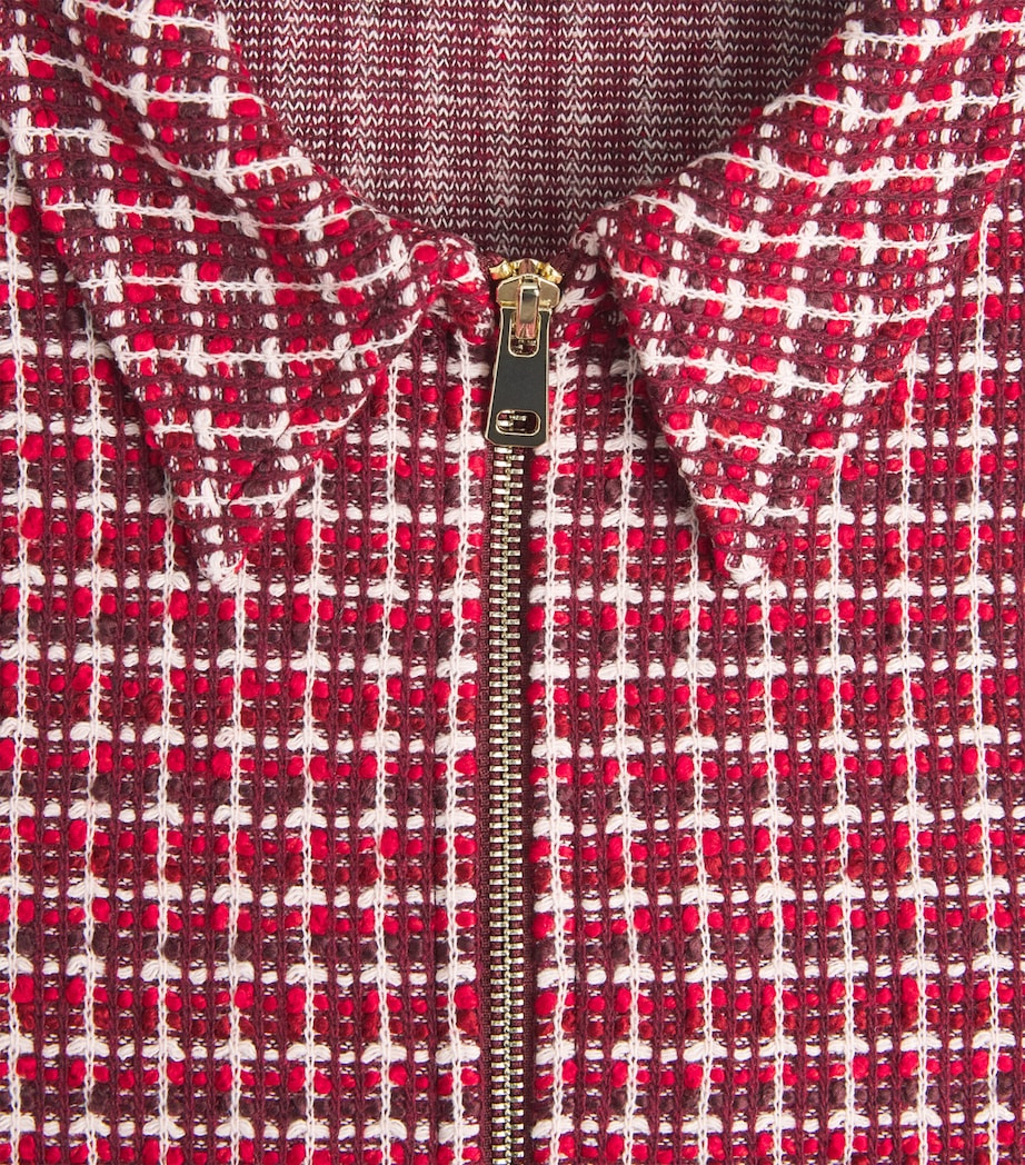 ME+EM Womens Zip-Up Jacket Pomegranate Red Image 6