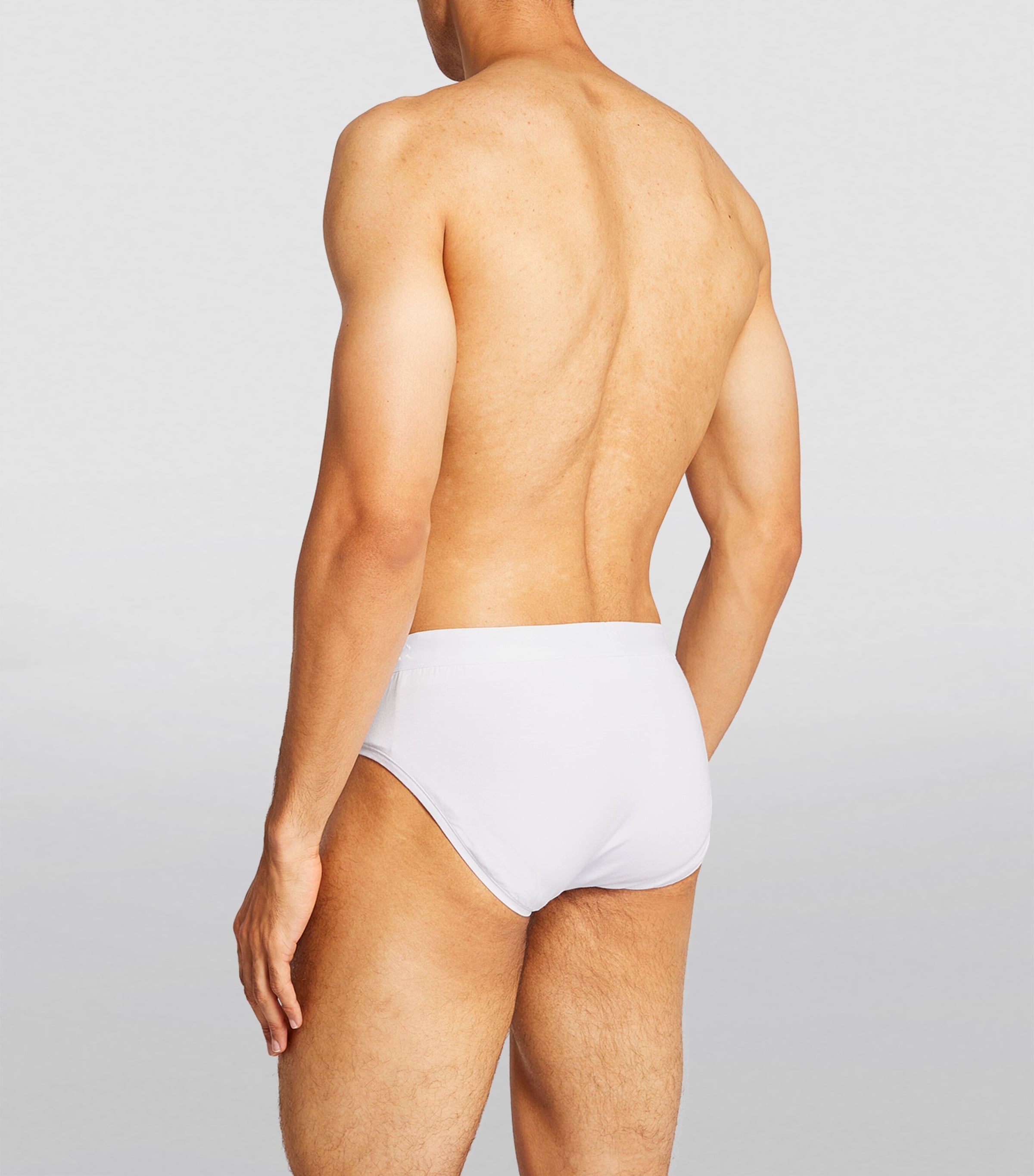 Derek Rose Mens Micro Modal Briefs White Image 3