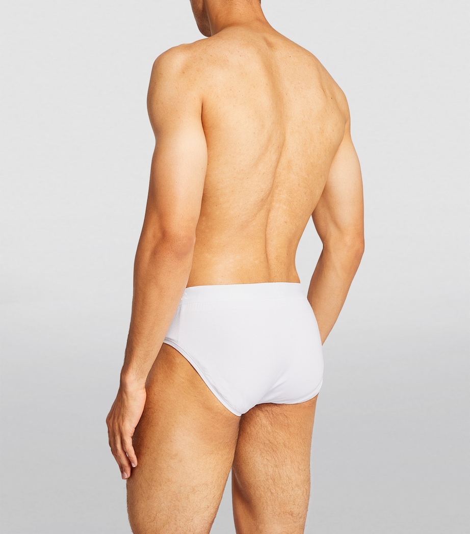 Derek Rose Mens Micro Modal Briefs White Image 3