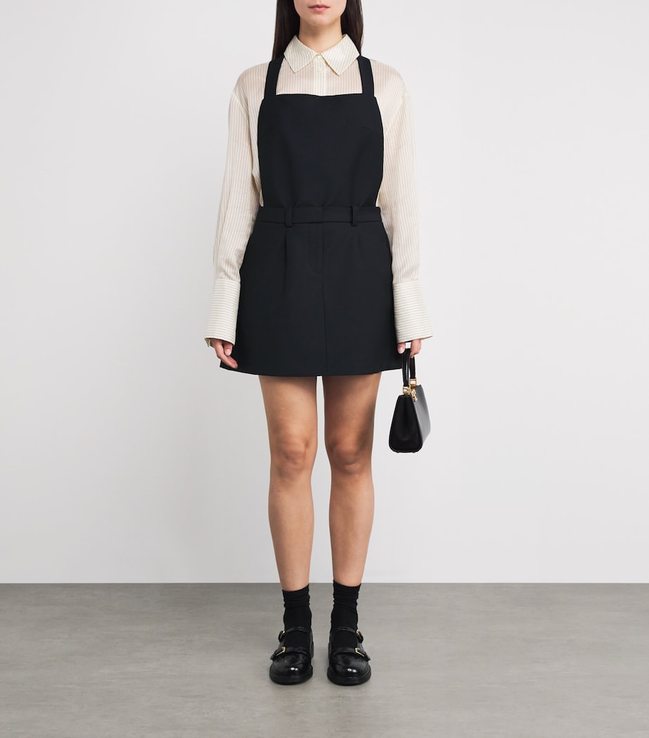 Pinafore Mini Dress NAVY Image 2