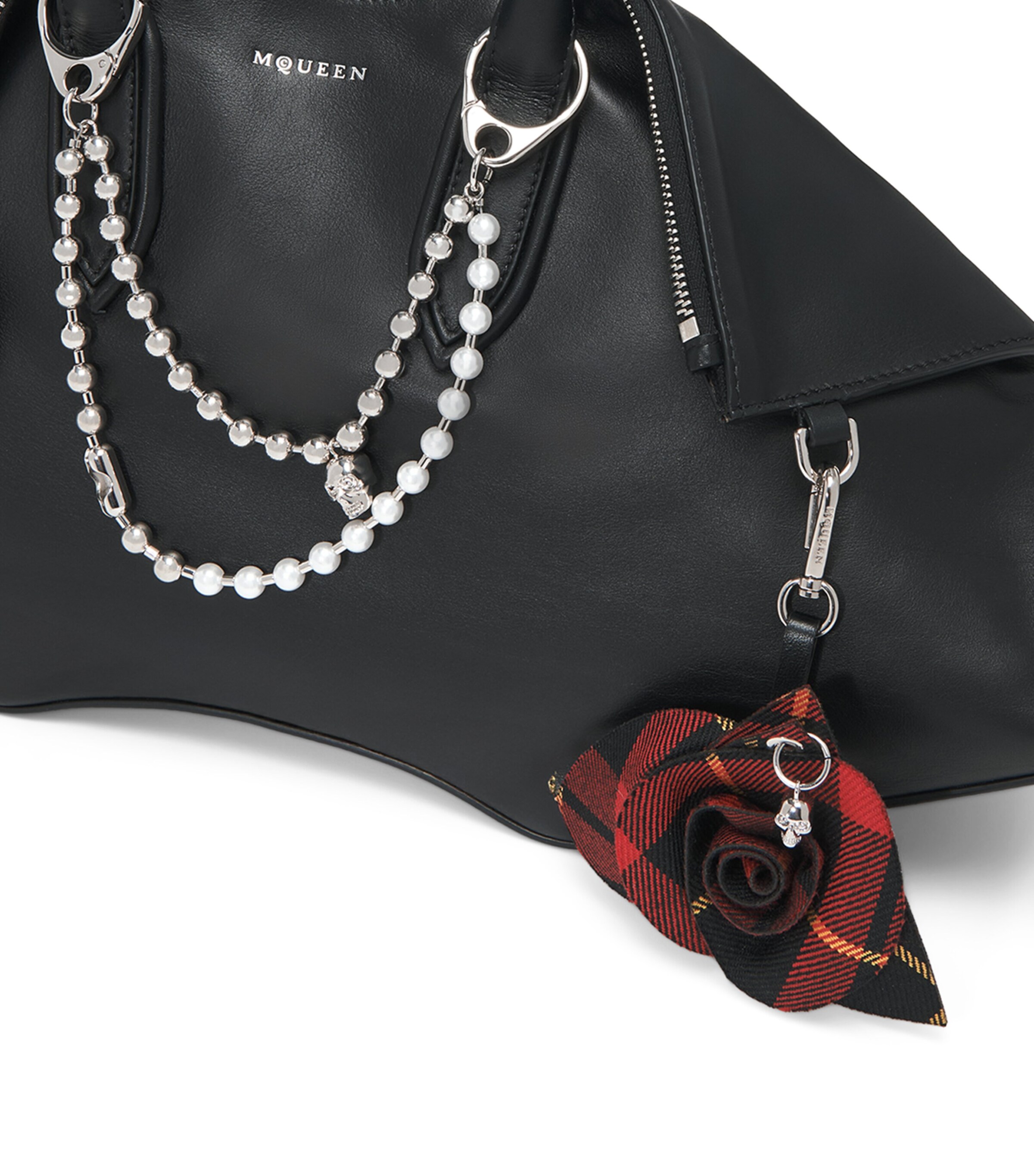 Tartan Rose Bag Charm 8490 Image 2
