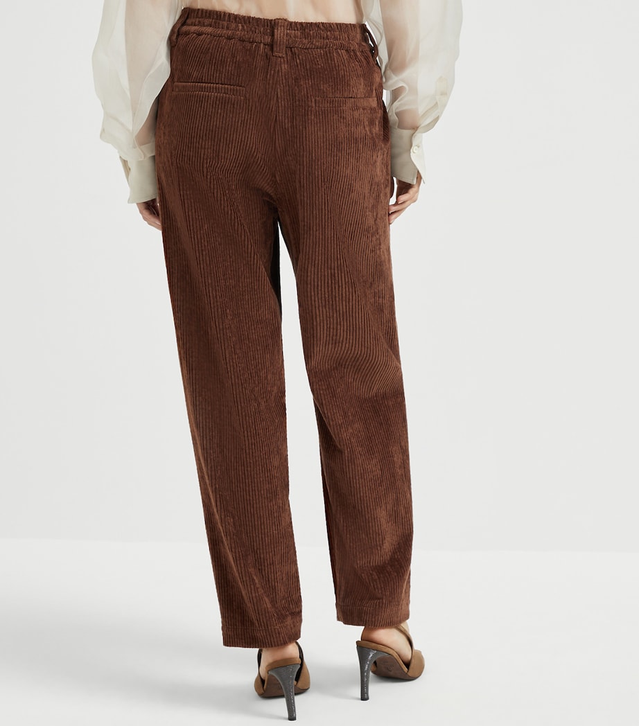 Corduroy Baggy Trousers C4413 Image 3