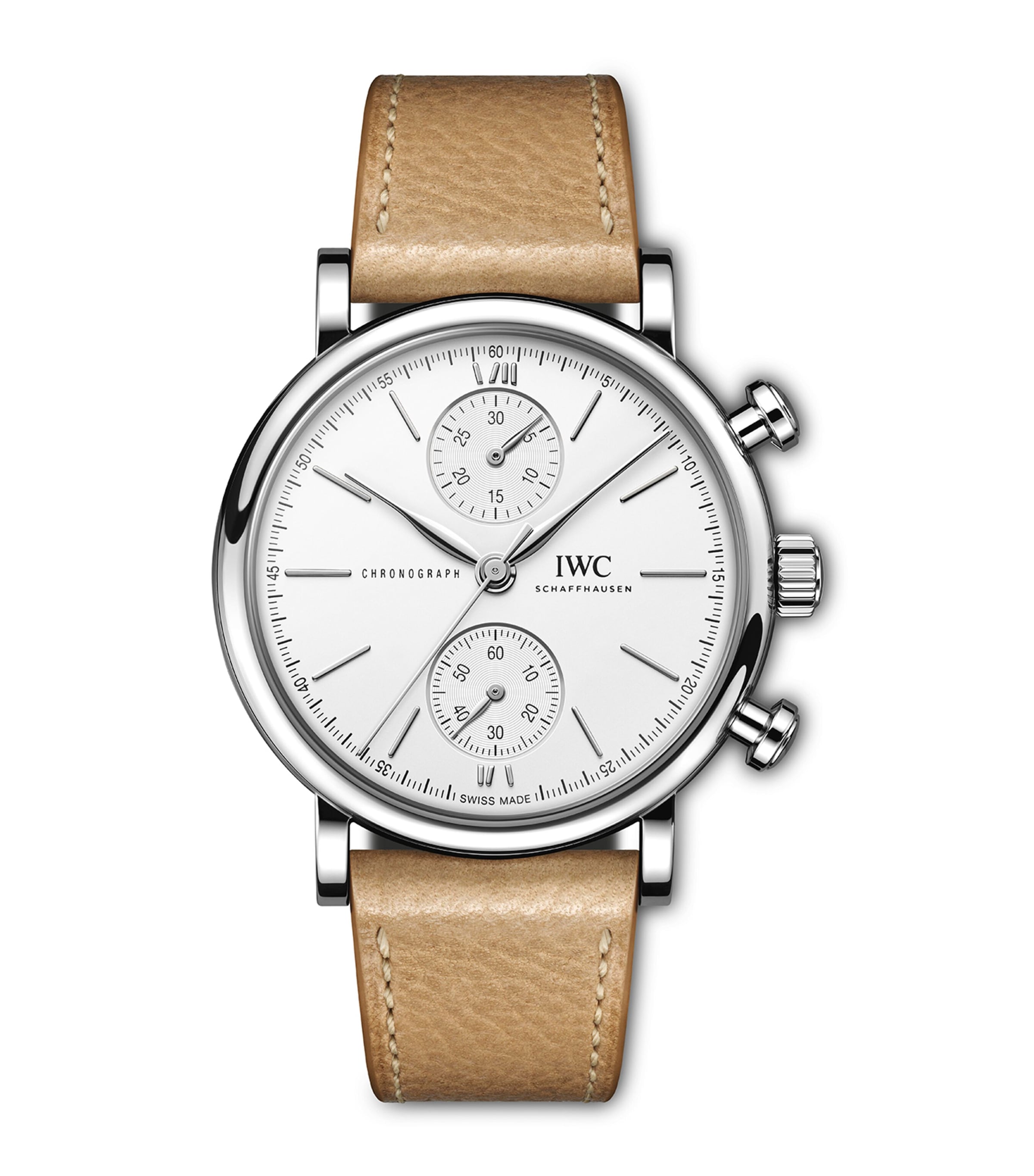 IWC Schaffhausen Stainless Steel Portofino Chronograph Watch 39mm | Fine Watches | Mens Fine Watches | Chronograph Watches