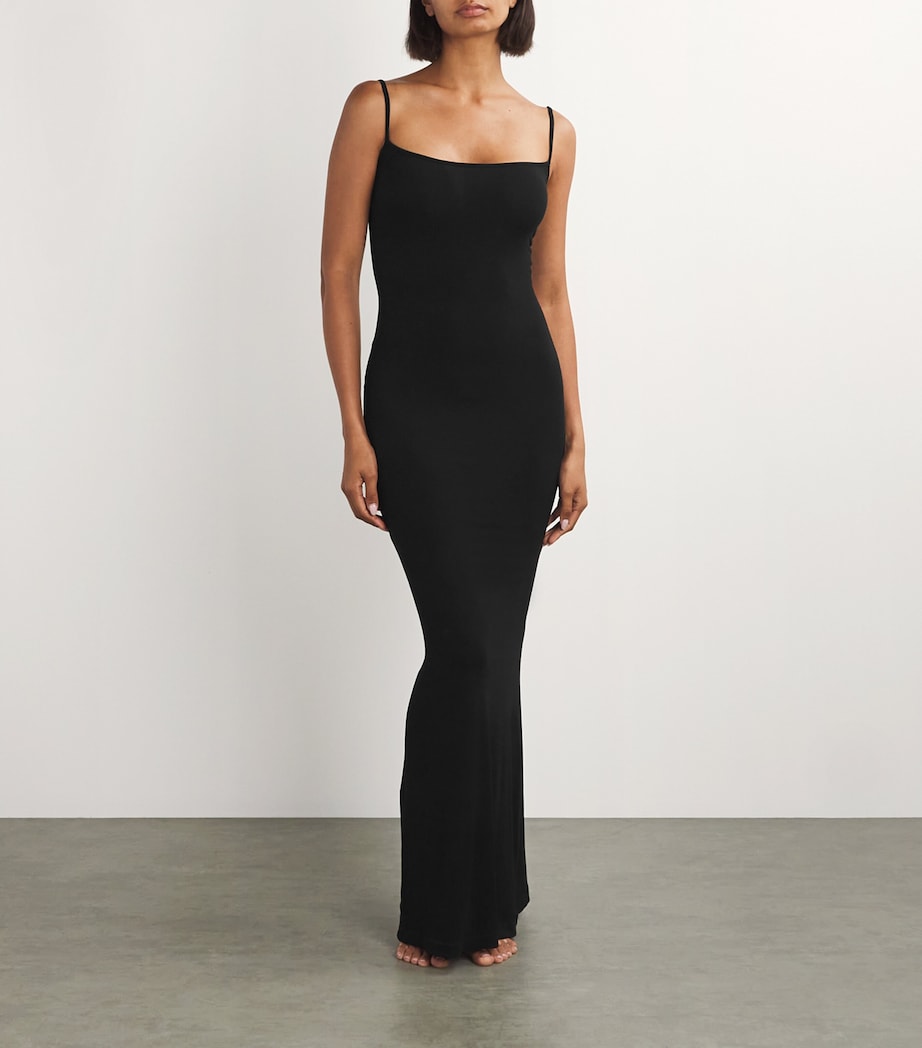 Soft Lounge Long Slip Dress ONYX Image 3