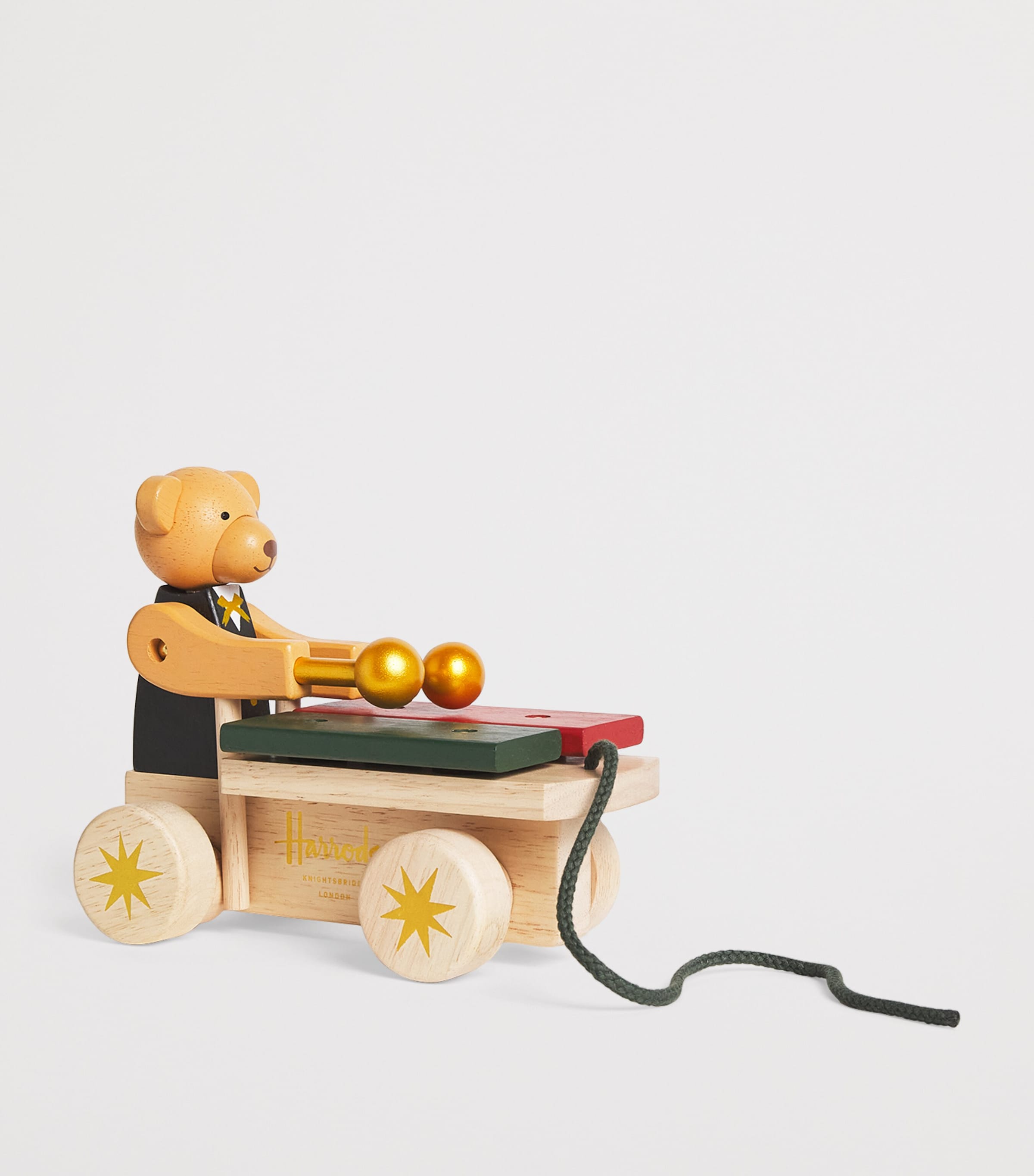 Bear Pull-Along Toy MULTI Image 2