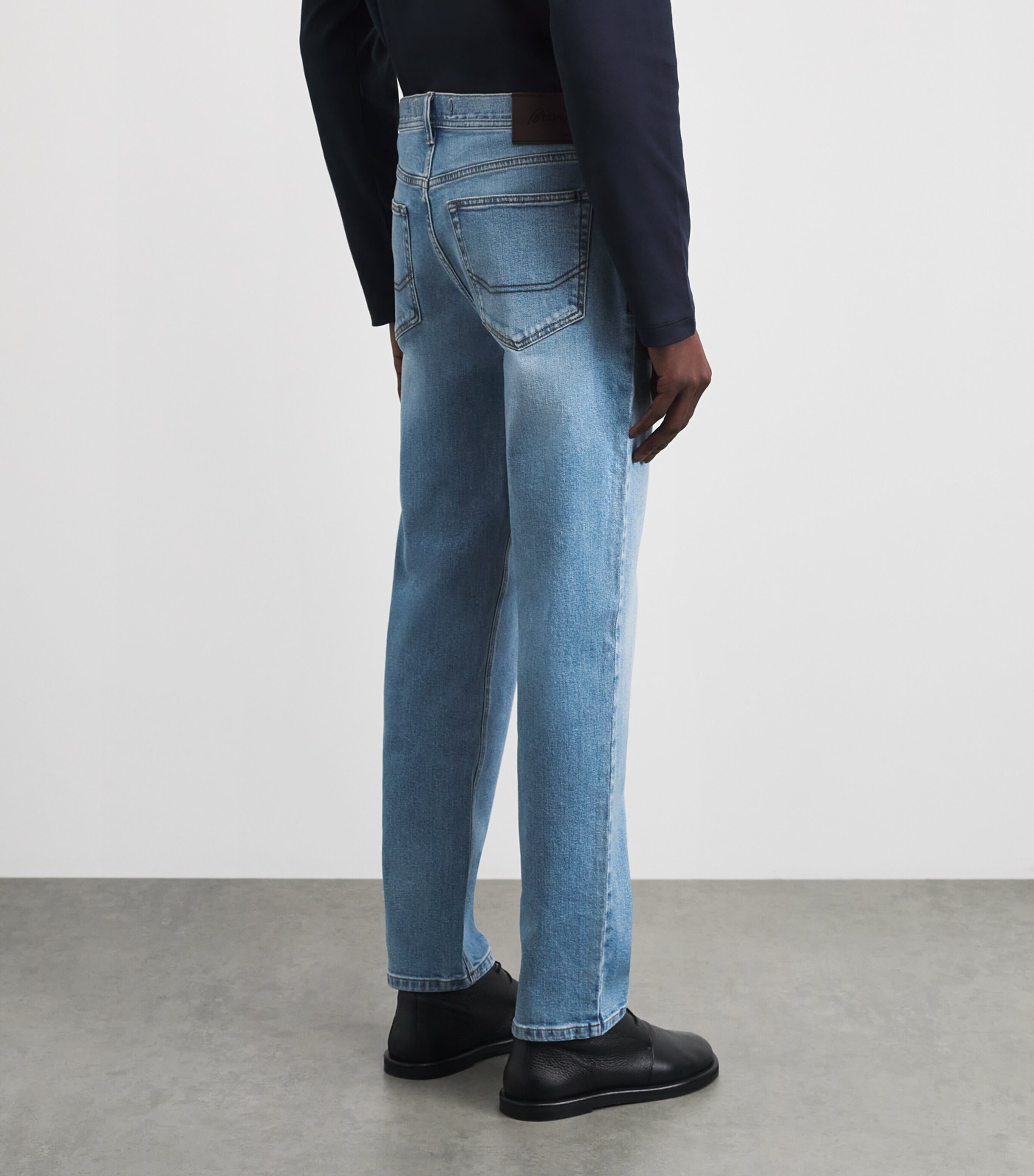 Brioni Mens Merano Straight Jeans Image 5