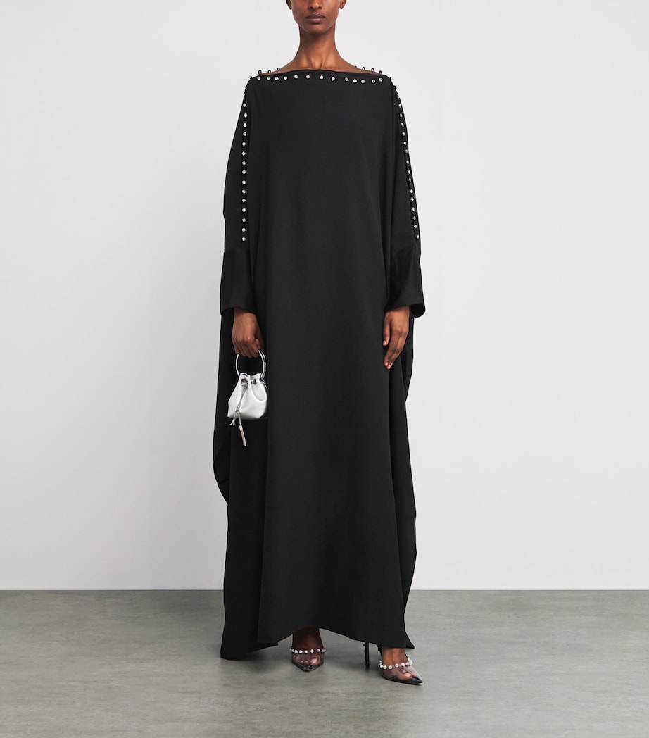Mila Crystal Maxi Kaftan BLACK Image 2