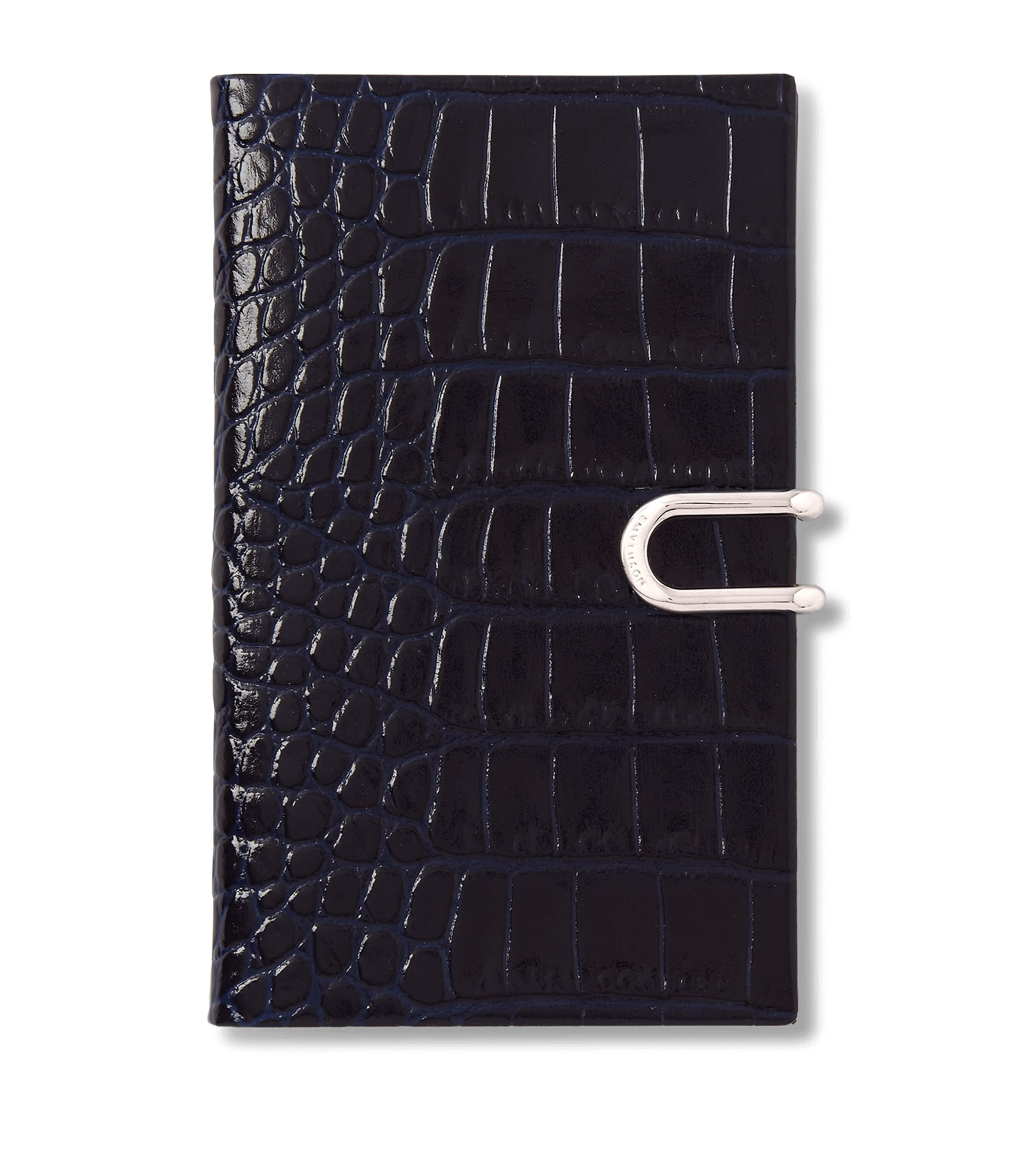 Smythson Leather Mara A6 2026 Mid-Year Diary Navy Image 1