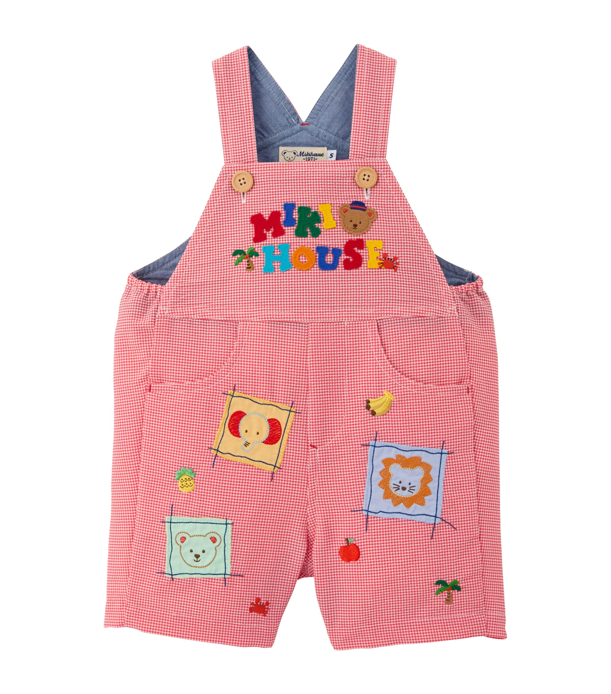 Cotton Classic Bear Dungarees (6-24 Months) 2 Image 1