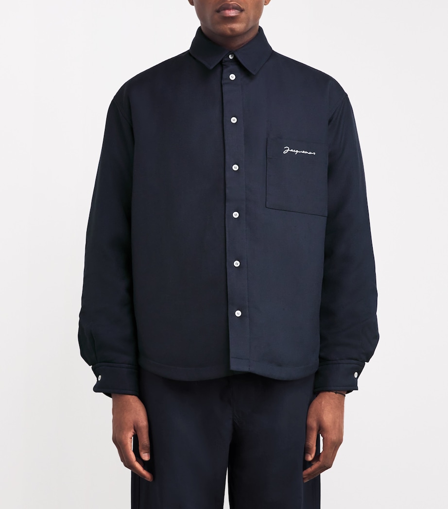 Padded Shirt Jacket DARK NAVY Image 3