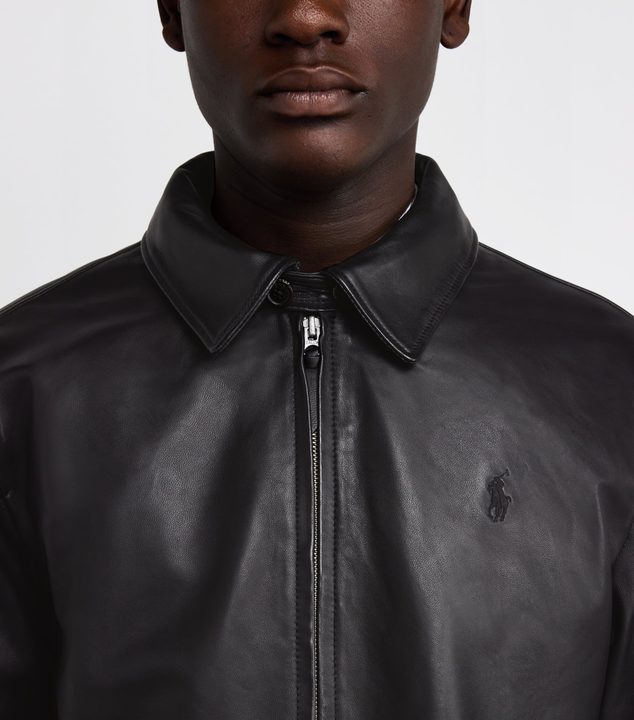 ジャケット・アウター Polo Ralph Lauren Leather Jacket Black Polo Ralph Lauren Black Leather Jacket | Harrods UK